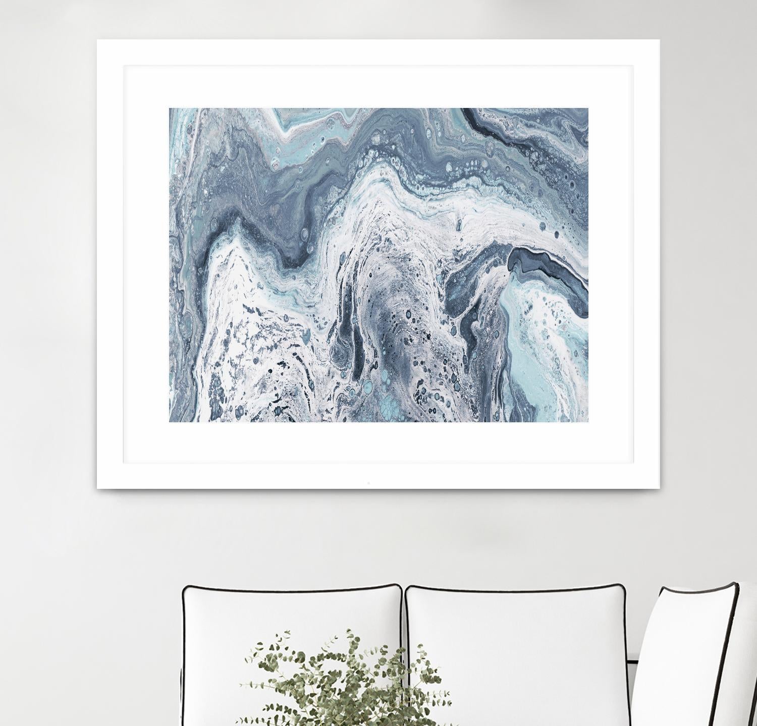 Calm Sea Abstract by Julie DeRice on GIANT ART - multi abstract
