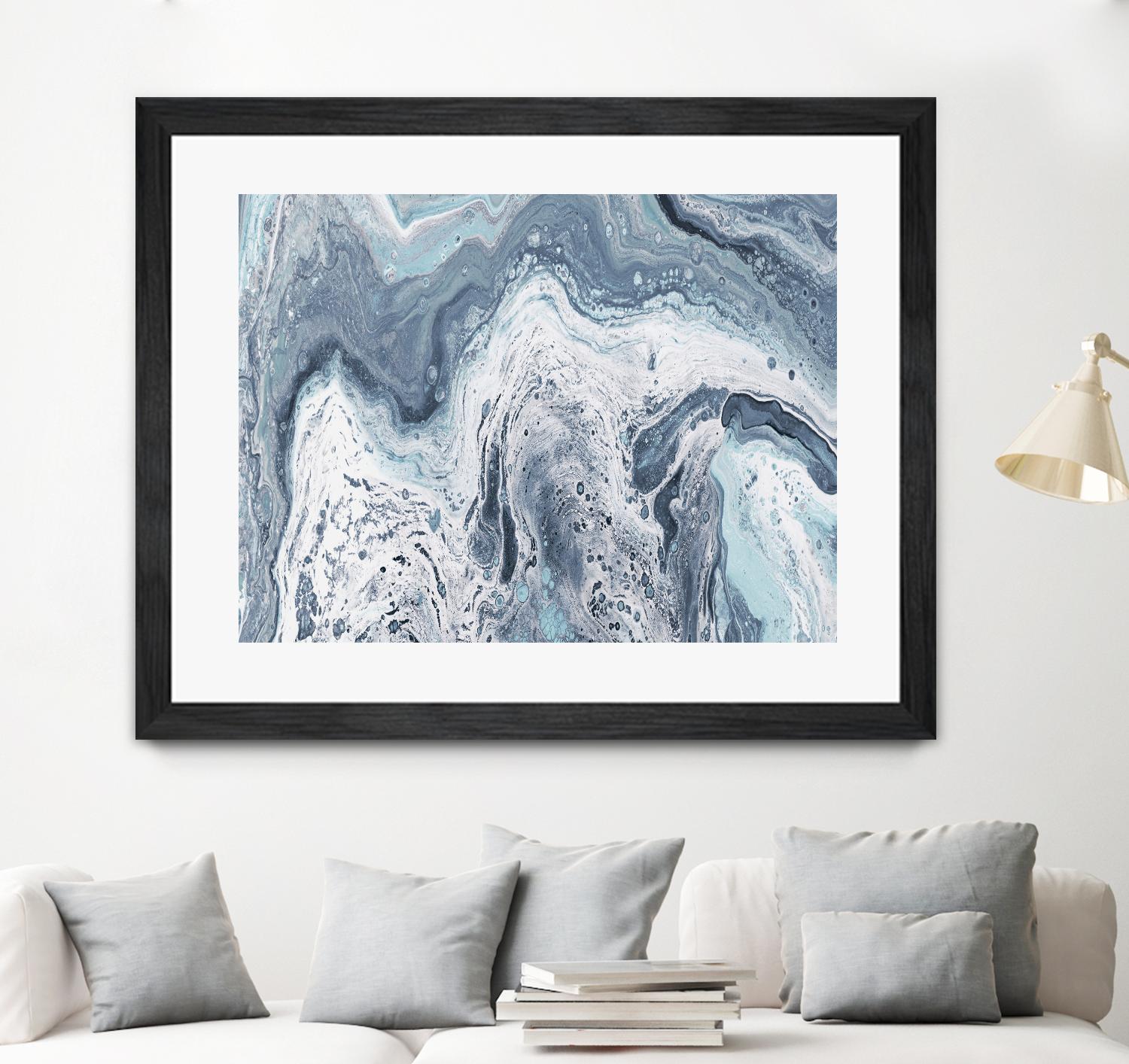 Calm Sea Abstract by Julie DeRice on GIANT ART - multi abstract