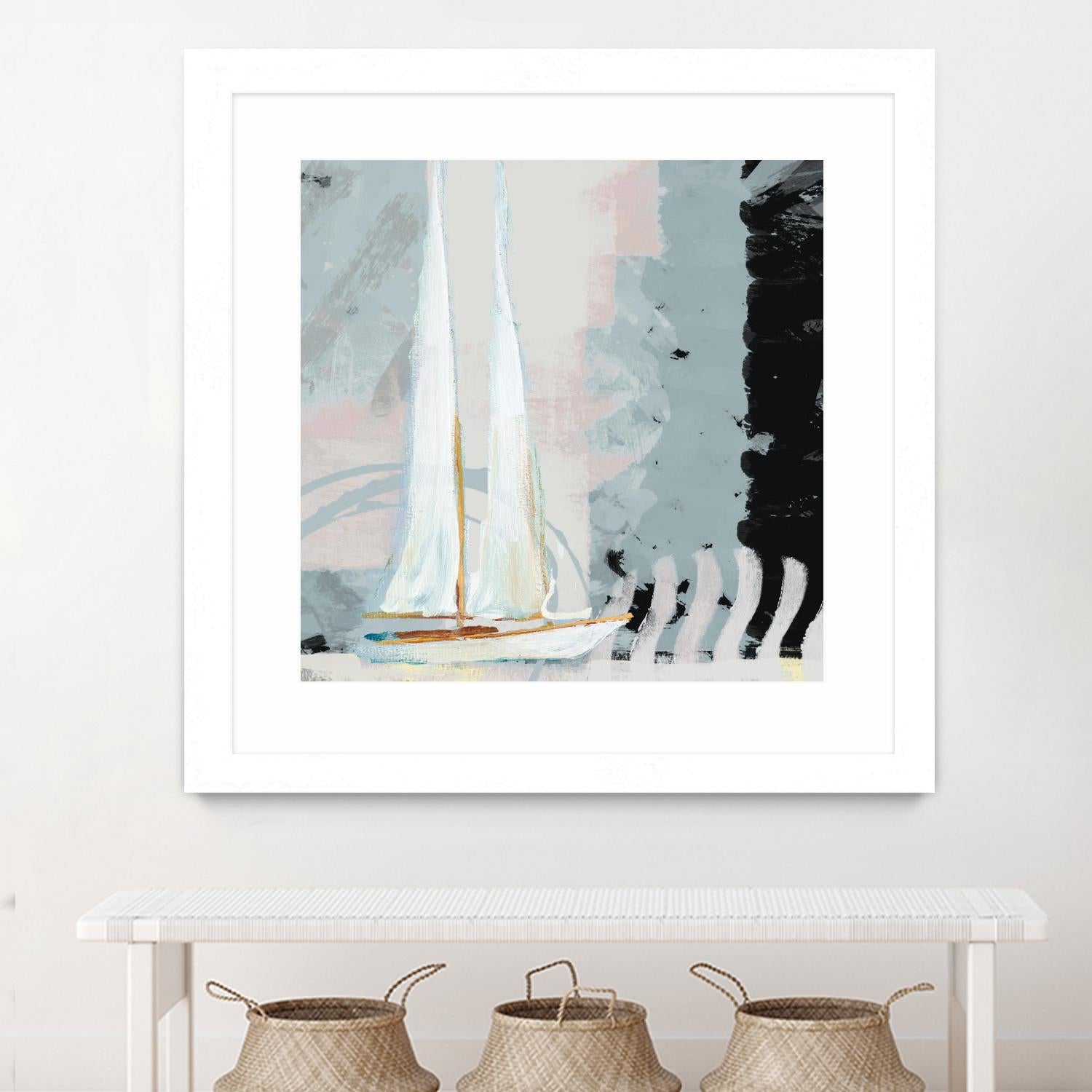 Boat Sailing II by Dan Meneely on GIANT ART - coastal