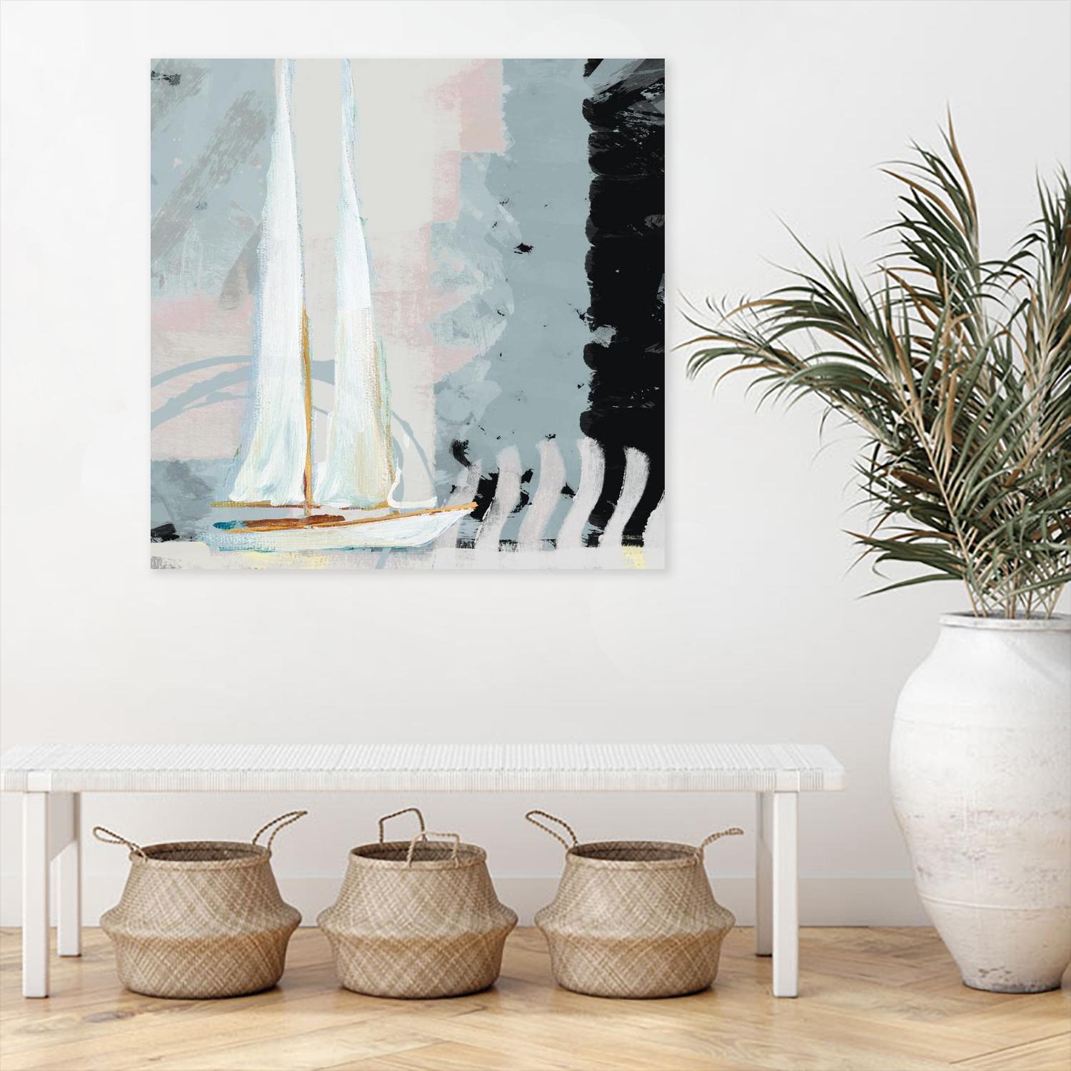 Boat Sailing II by Dan Meneely on GIANT ART - coastal