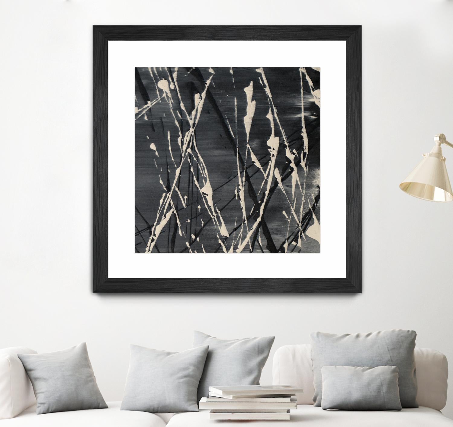 Dark Cloudy Mist II by Merri Pattinian on GIANT ART - abstract