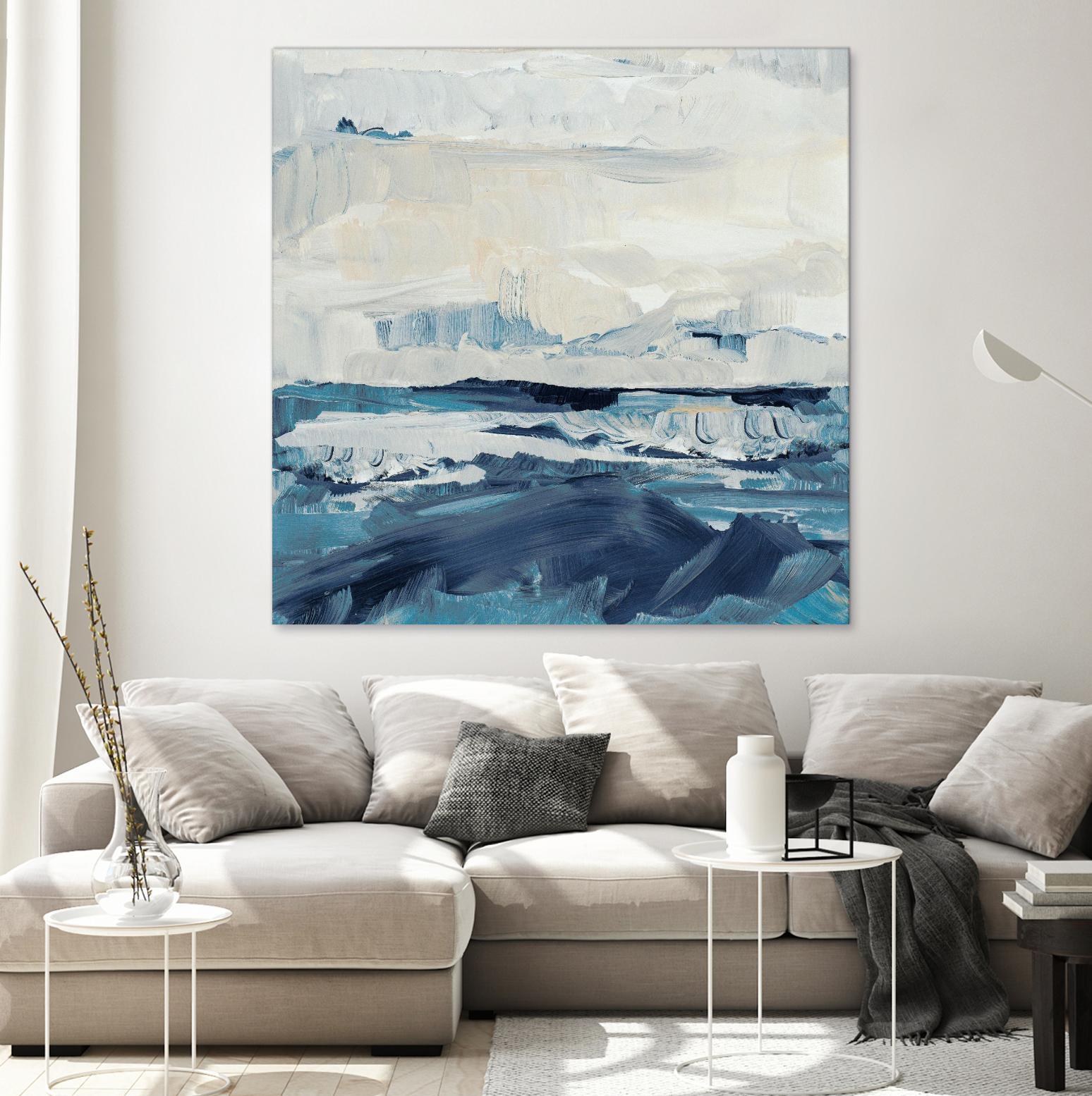 Freedom of the Blue Sea II by Lanie Loreth on GIANT ART - coastal abstract
