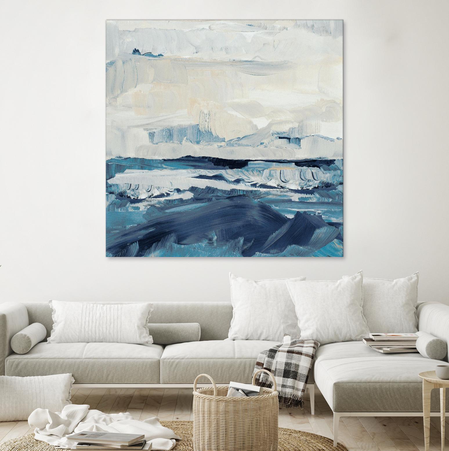 Freedom of the Blue Sea II by Lanie Loreth on GIANT ART - coastal abstract