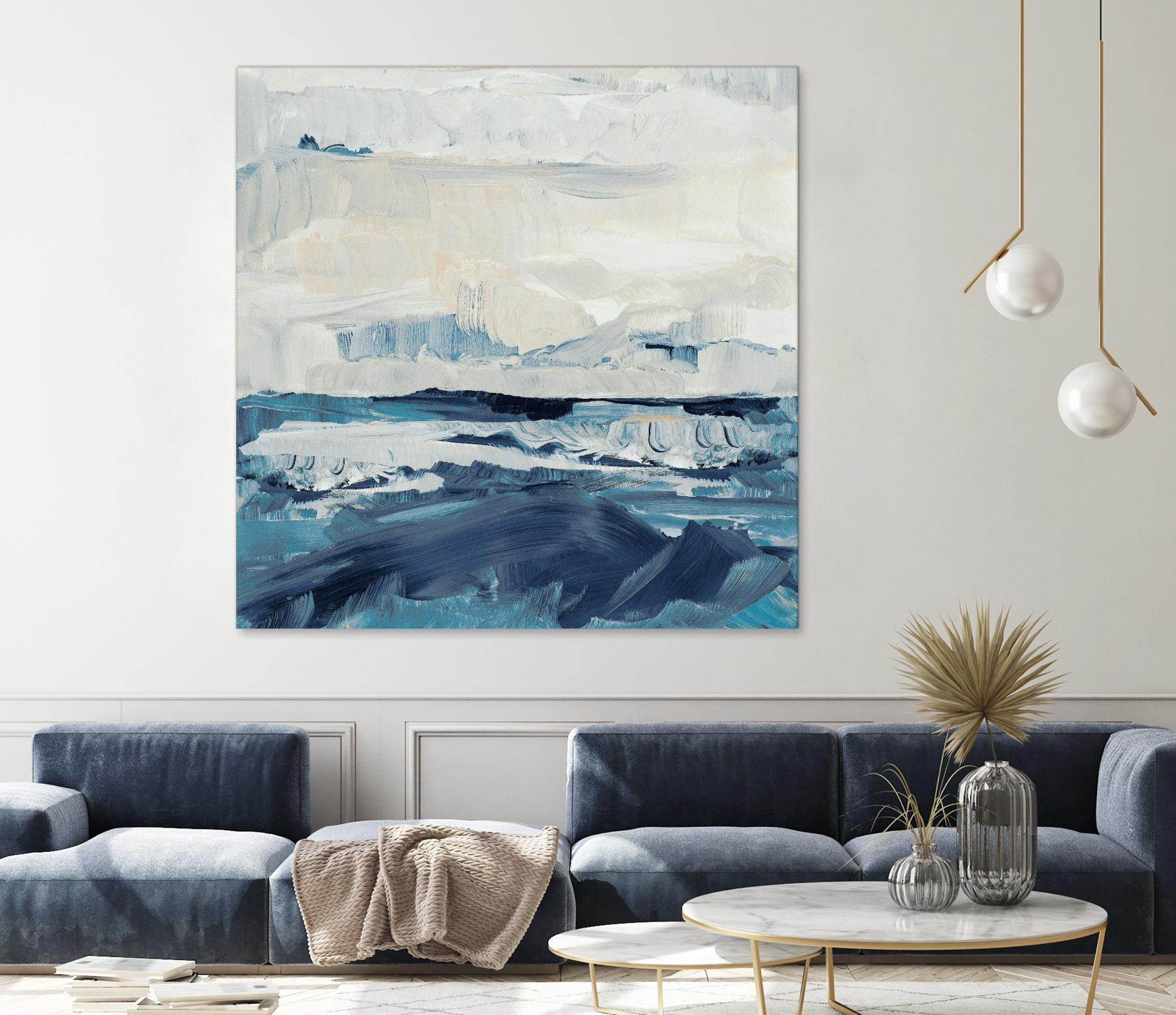 Freedom of the Blue Sea II by Lanie Loreth on GIANT ART - coastal abstract