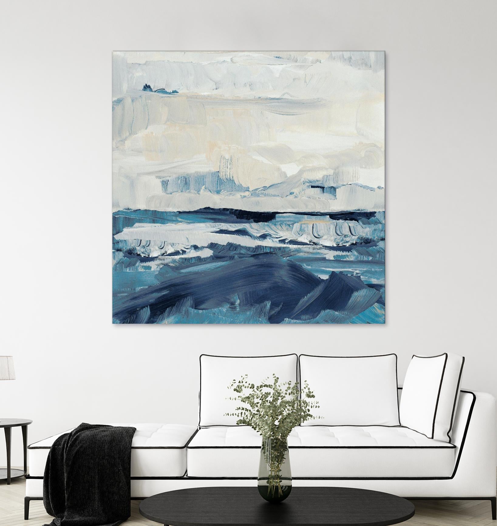 Freedom of the Blue Sea II by Lanie Loreth on GIANT ART - coastal abstract