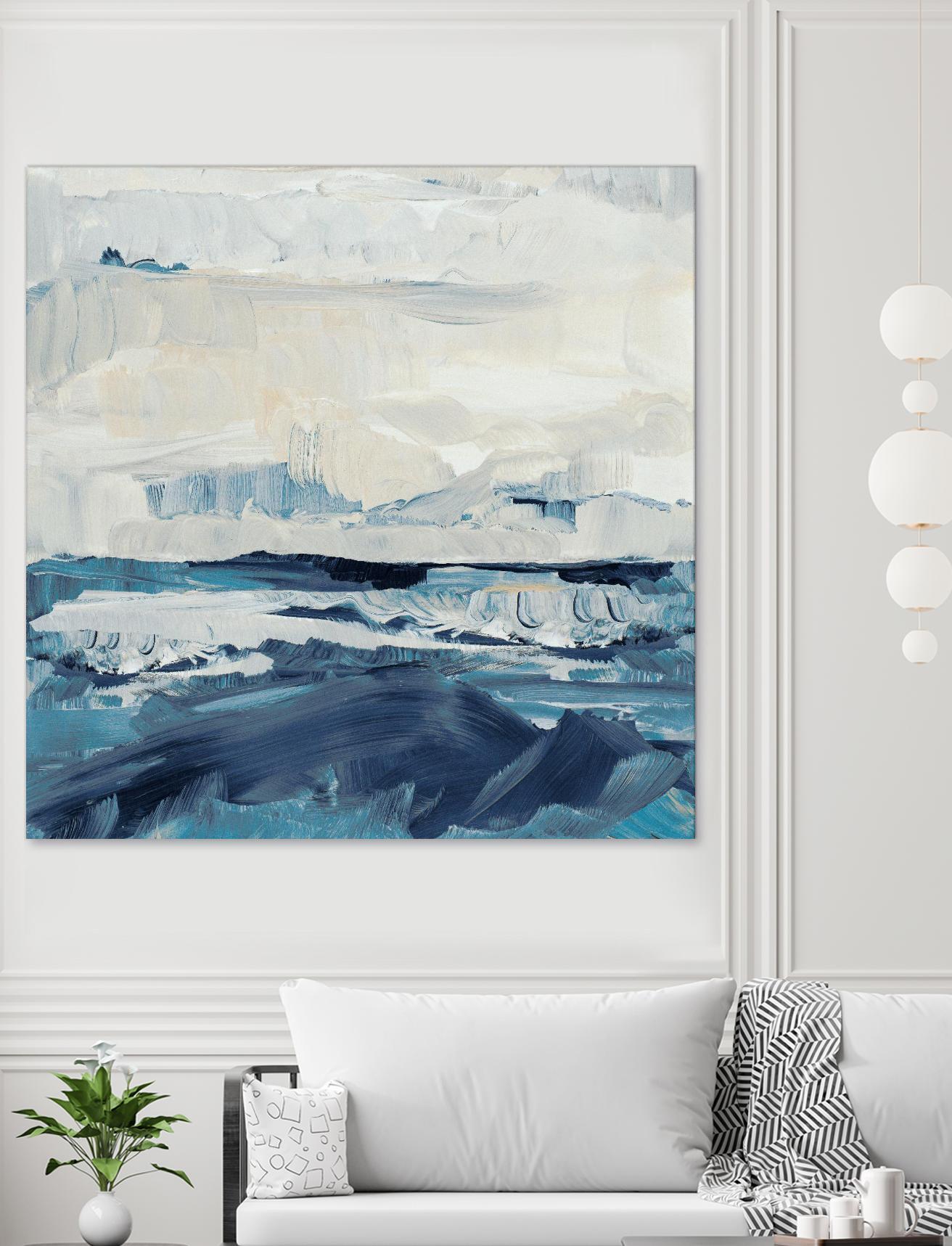 Freedom of the Blue Sea II by Lanie Loreth on GIANT ART - coastal abstract