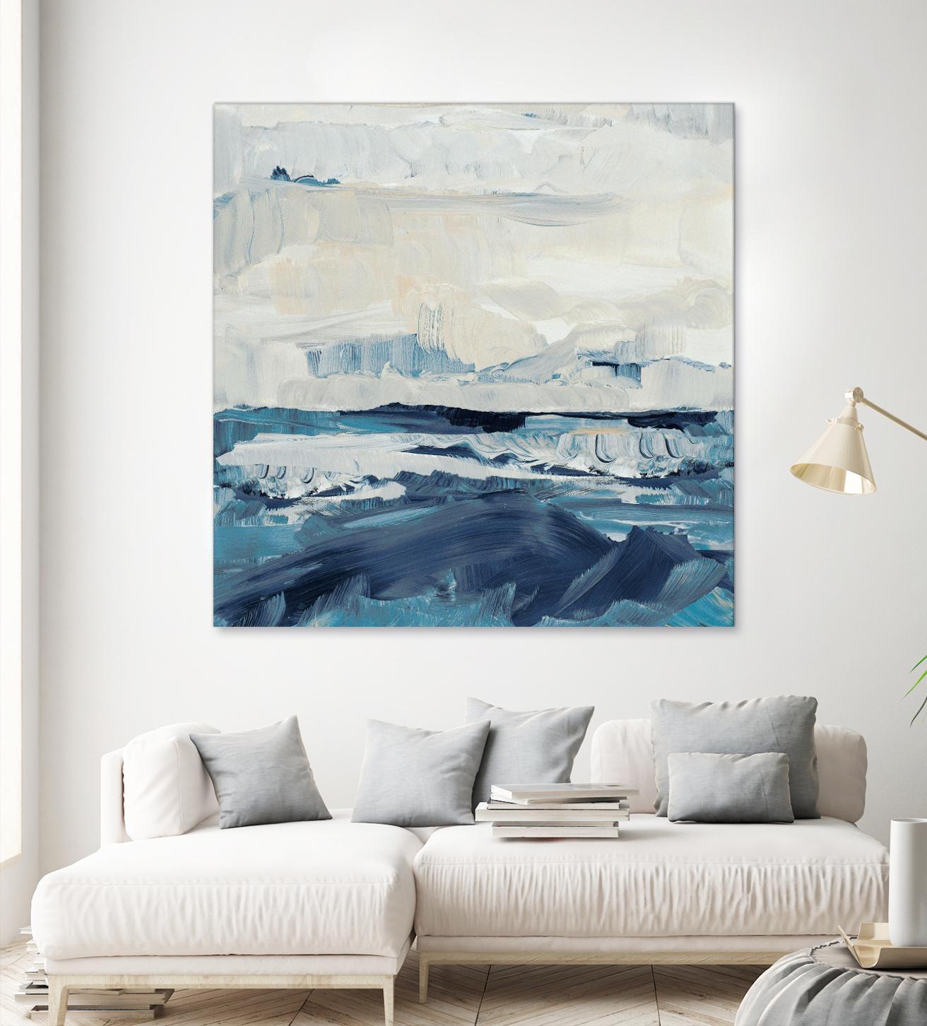 Freedom of the Blue Sea II by Lanie Loreth on GIANT ART - coastal abstract