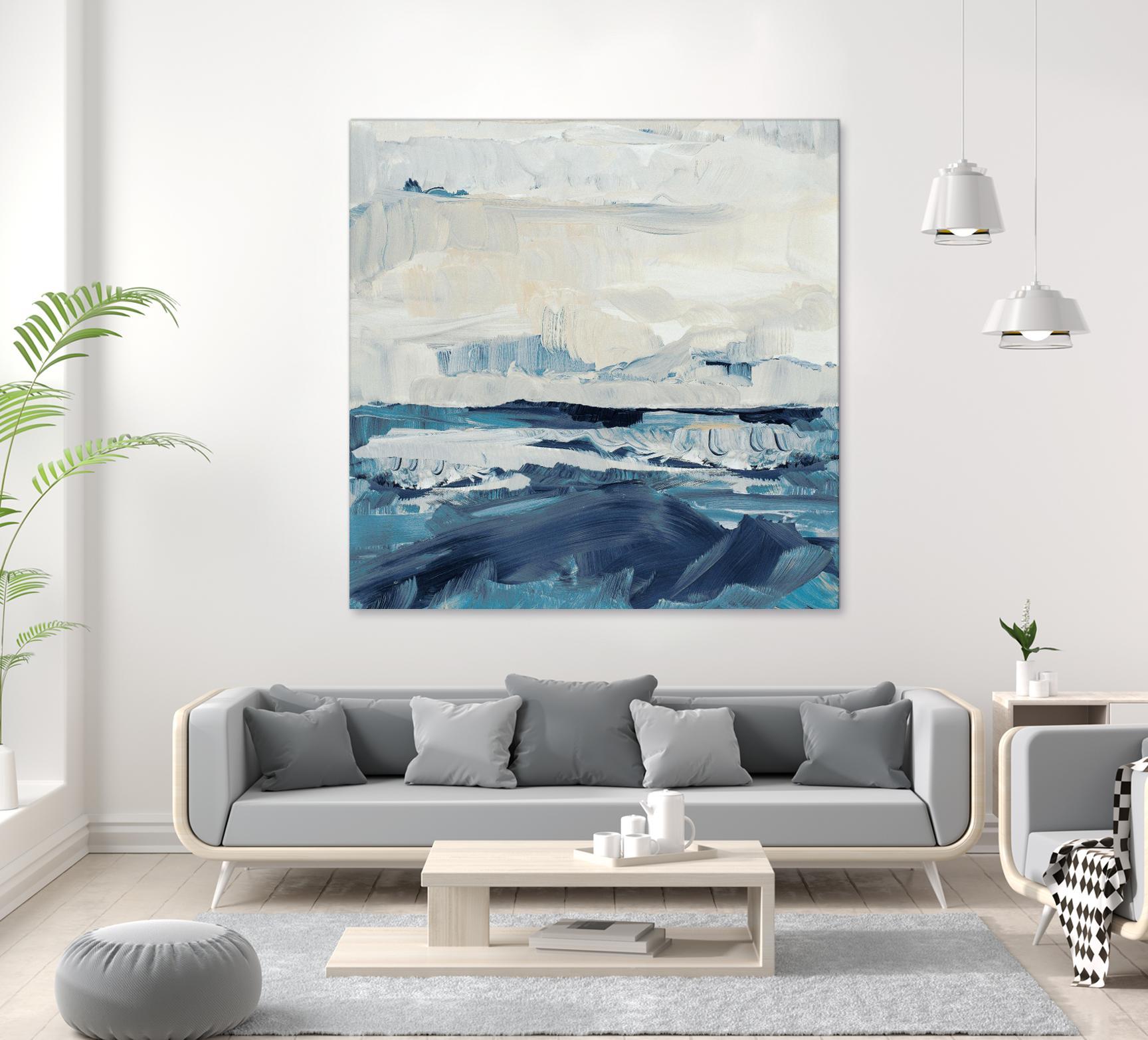 Freedom of the Blue Sea II by Lanie Loreth on GIANT ART - coastal abstract