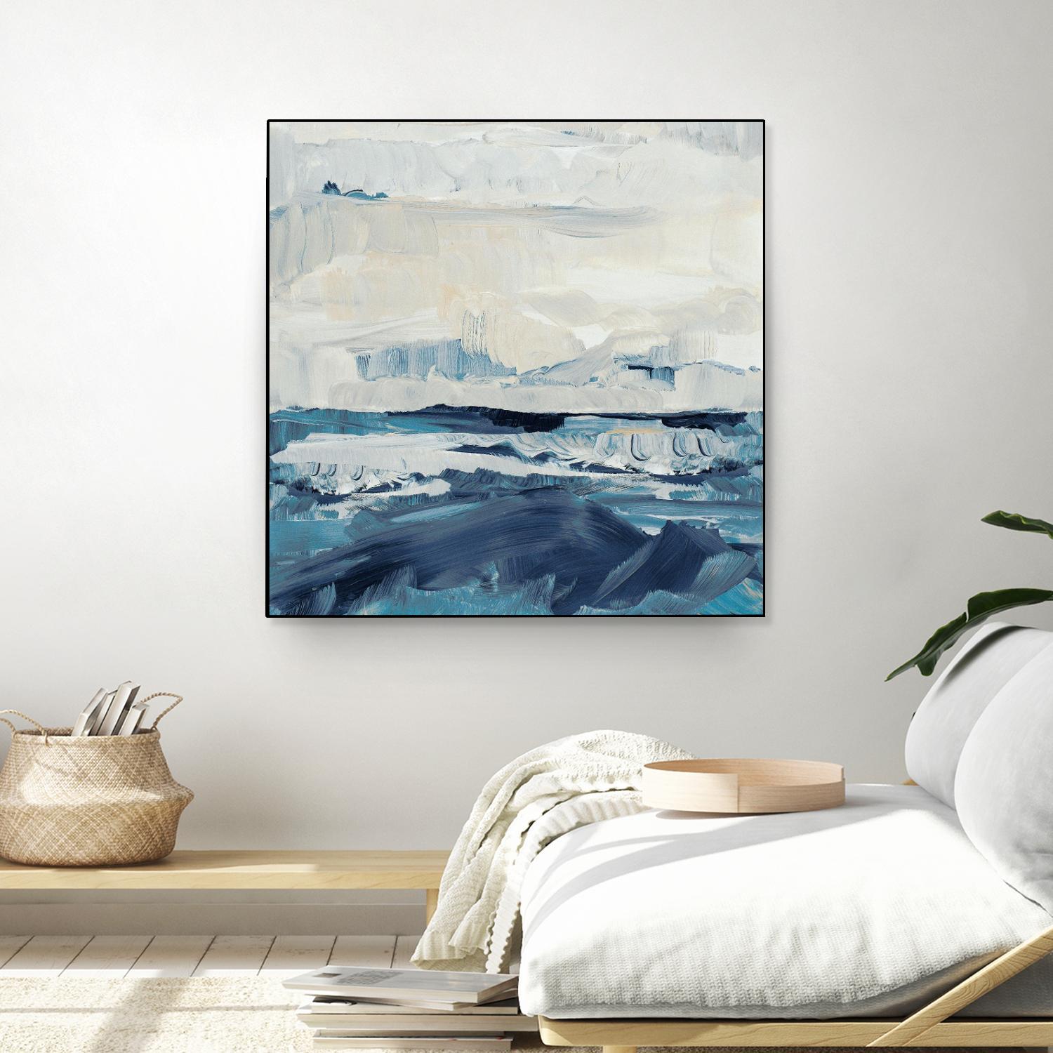 Freedom of the Blue Sea II by Lanie Loreth on GIANT ART - coastal abstract