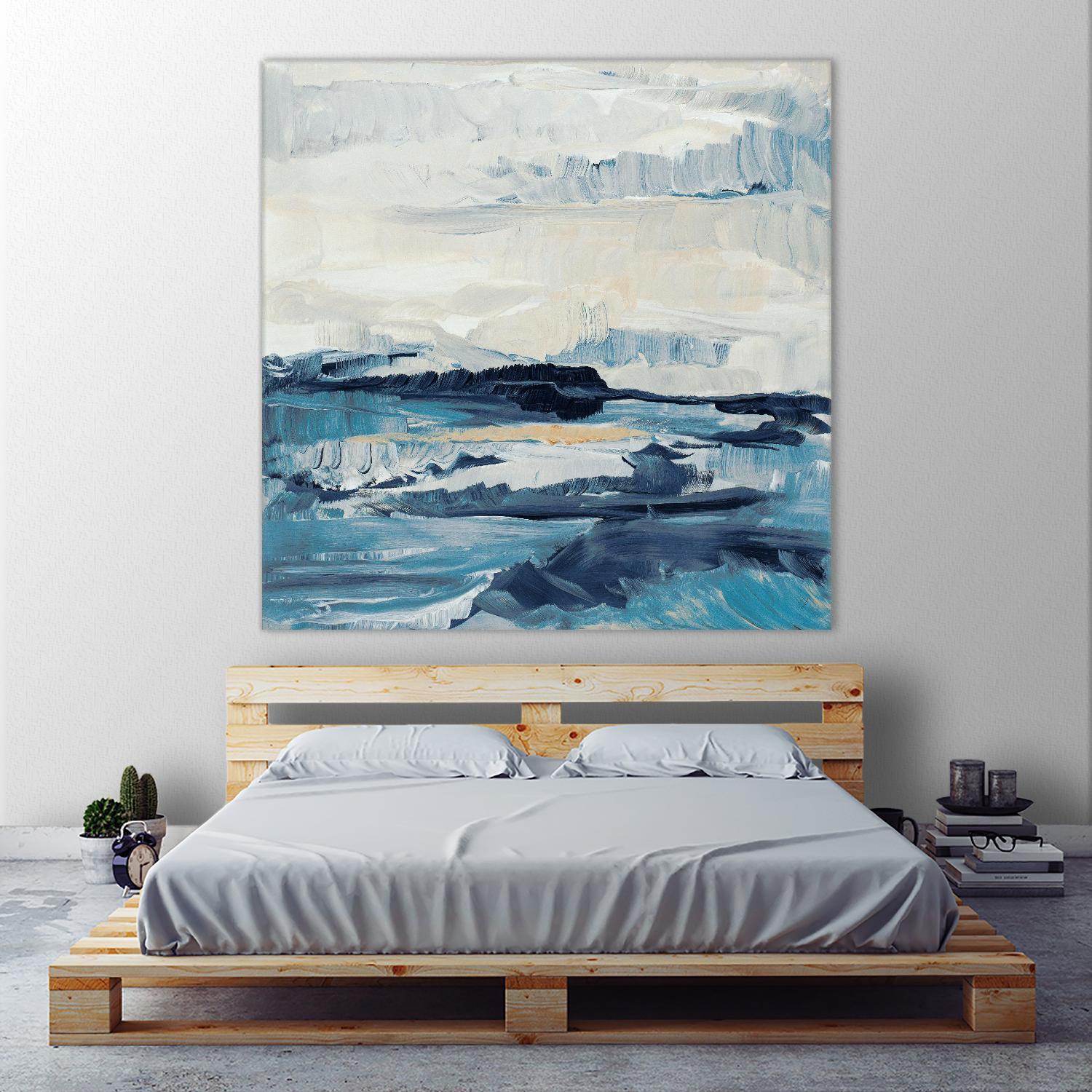 Freedom Of The Blue Sea I by Lanie Loreth on GIANT ART - coastal abstract