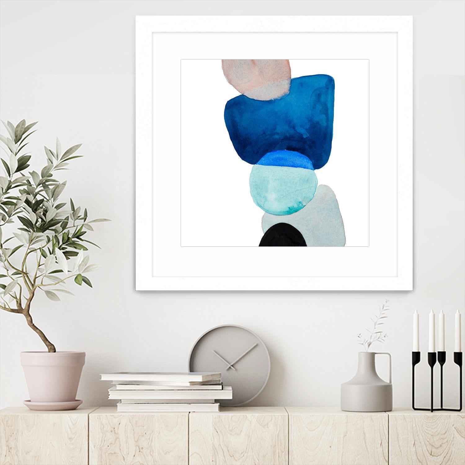 Head Over Heels Abstract I by Lanie Loreth on GIANT ART - multi Abstract