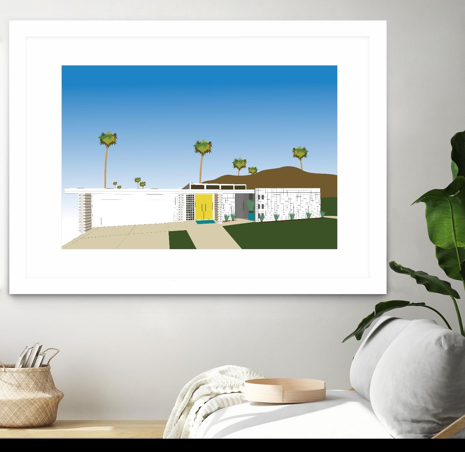 Palm Spring Living II by Jen Bucheli on GIANT ART - decorative