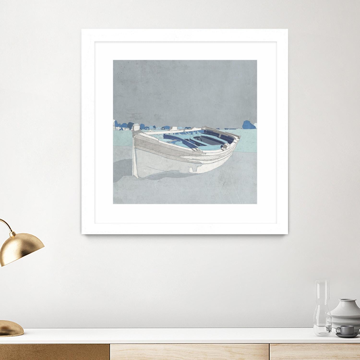 Docked Ashore II by Ynon Mabat on GIANT ART - coastal