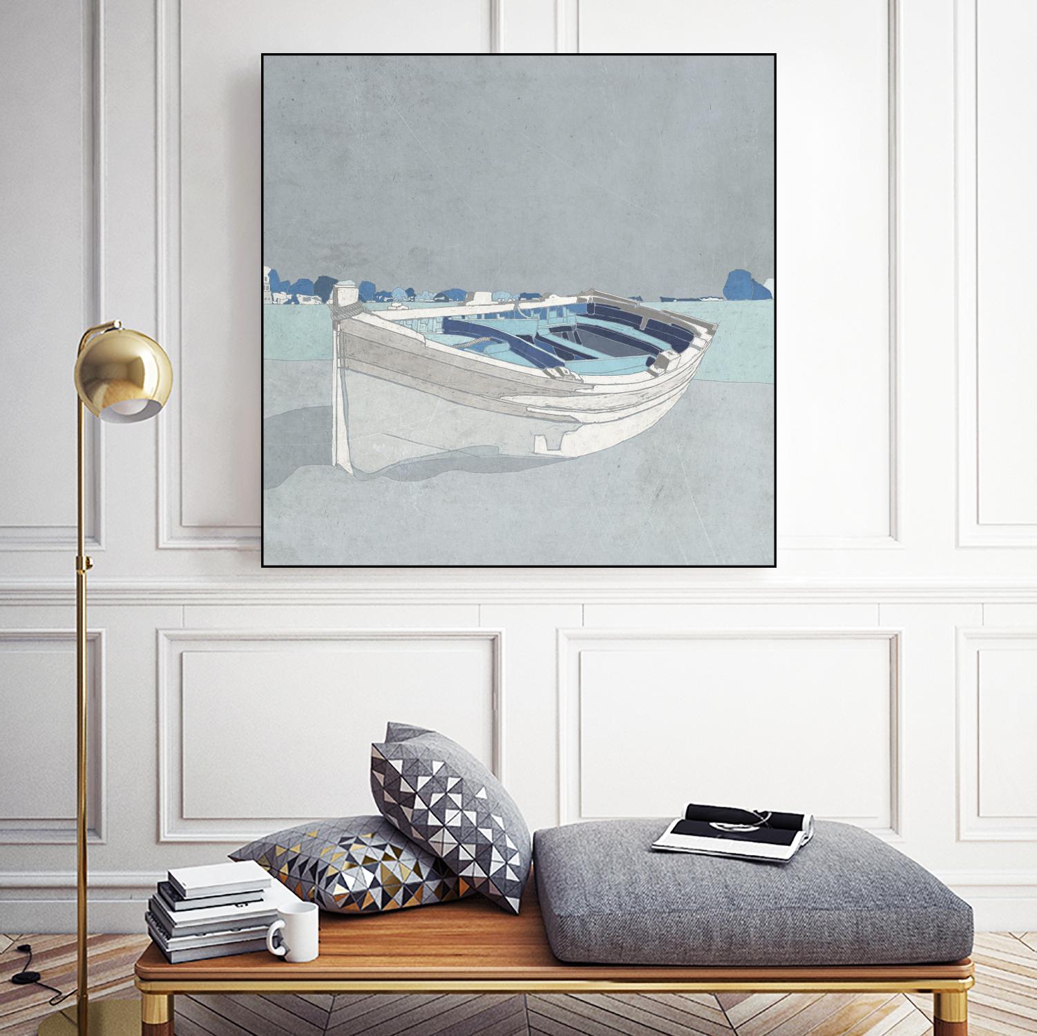 Docked Ashore II by Ynon Mabat on GIANT ART - coastal