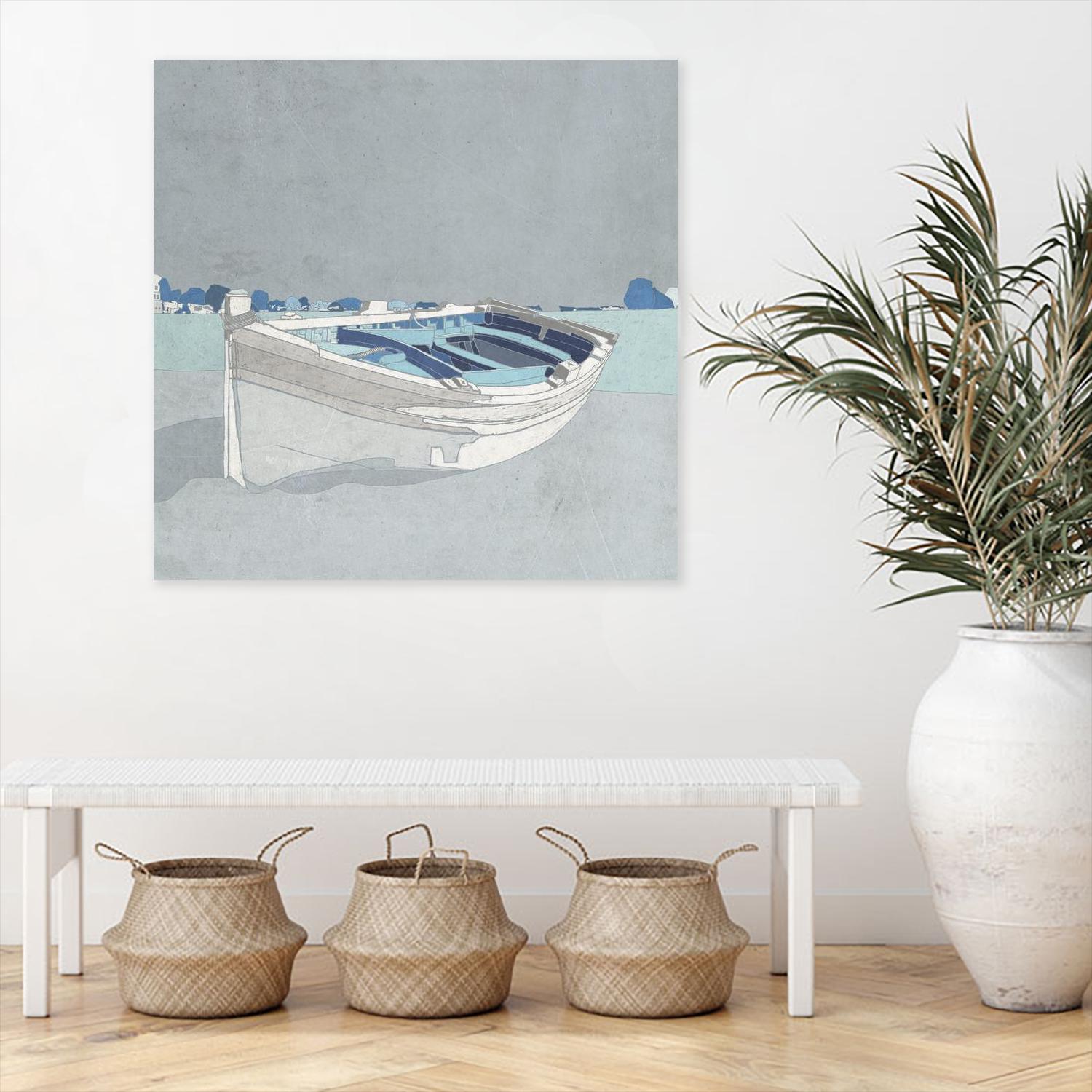 Docked Ashore II by Ynon Mabat on GIANT ART - coastal