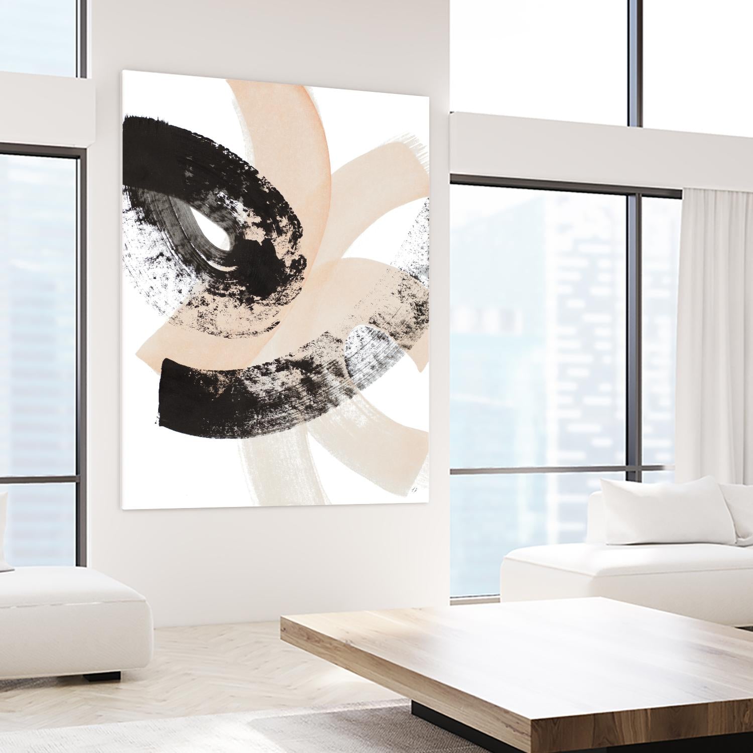 From Vision to Reality IV by Lanie Loreth on GIANT ART - peach abstract