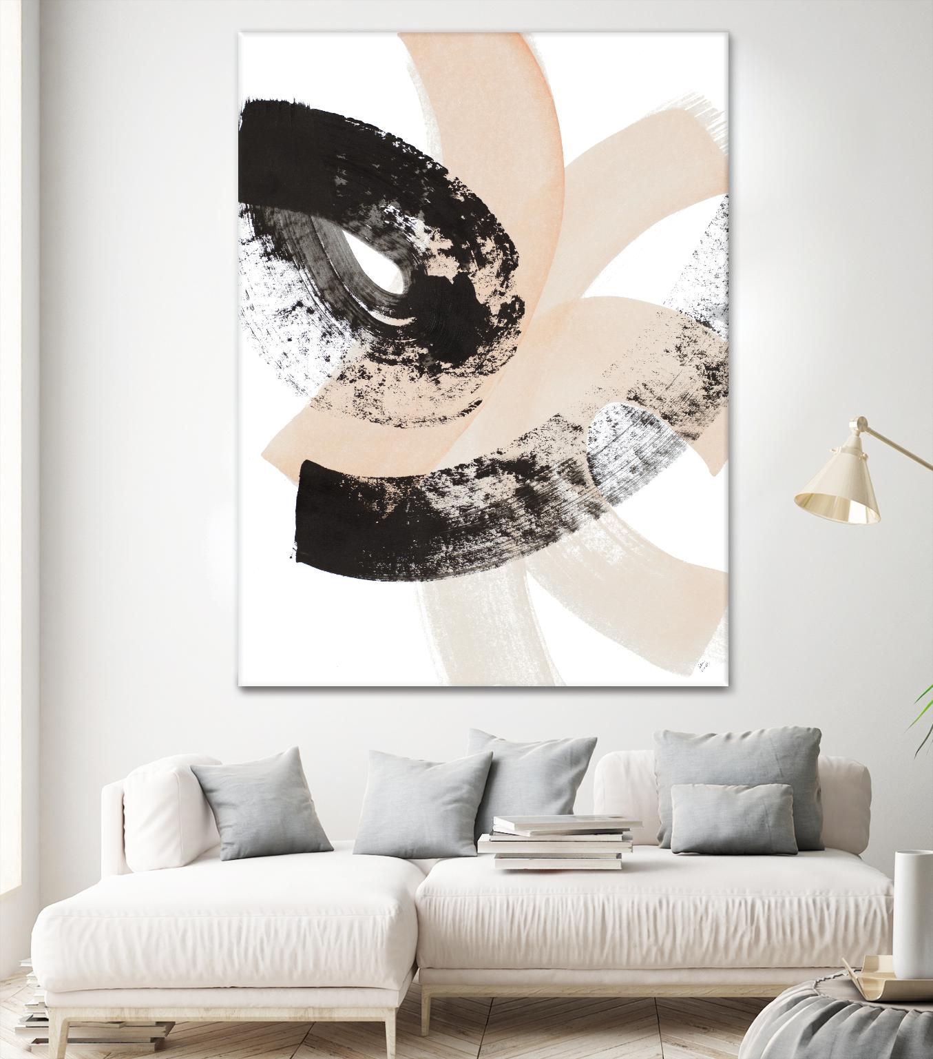 From Vision to Reality IV by Lanie Loreth on GIANT ART - peach abstract