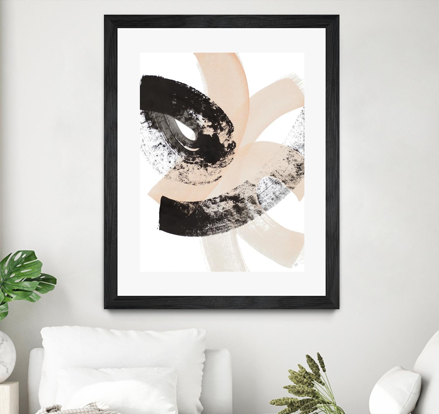 From Vision to Reality IV by Lanie Loreth on GIANT ART - peach abstract