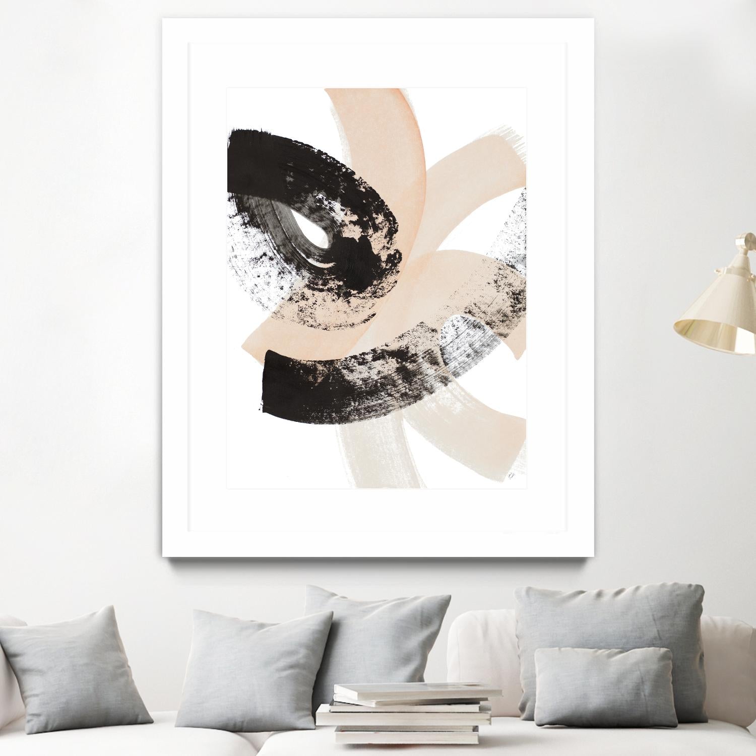 From Vision to Reality IV by Lanie Loreth on GIANT ART - peach abstract