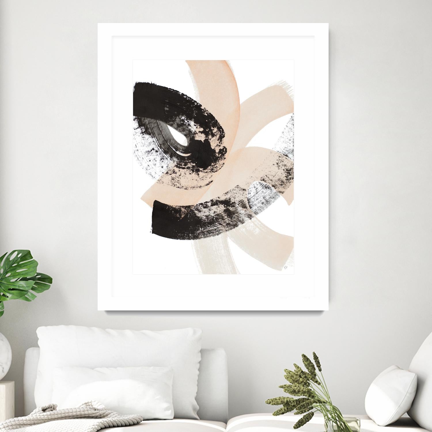 From Vision to Reality IV by Lanie Loreth on GIANT ART - peach abstract