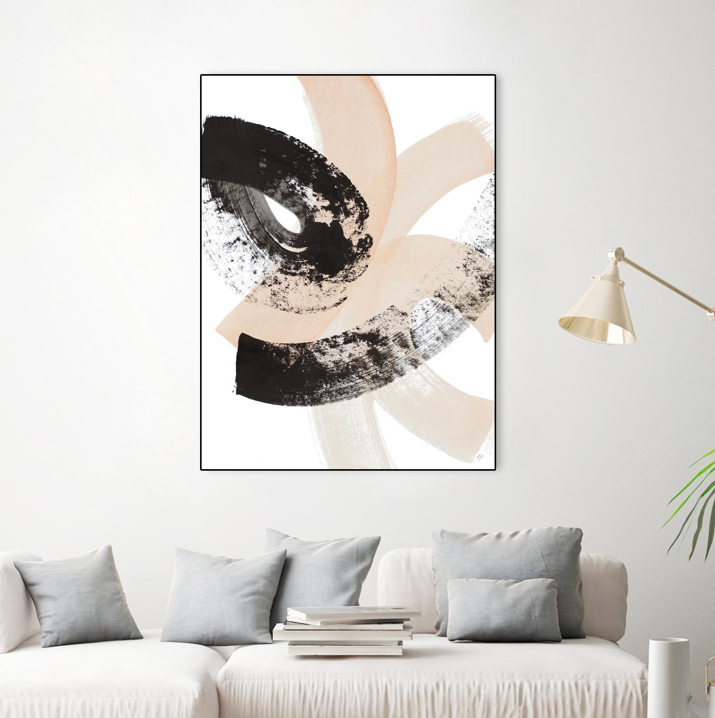 From Vision to Reality IV by Lanie Loreth on GIANT ART - peach abstract