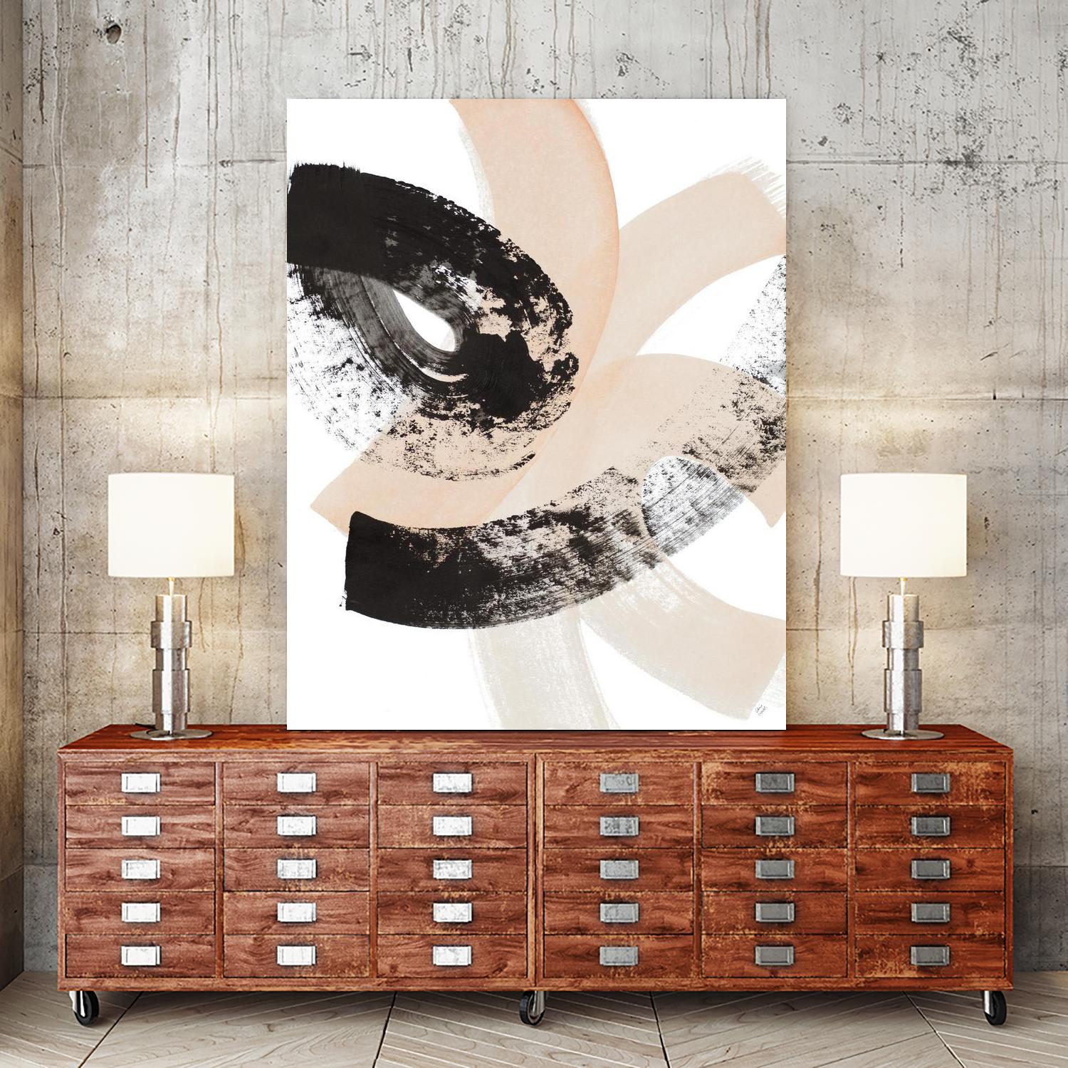 From Vision to Reality IV by Lanie Loreth on GIANT ART - peach abstract