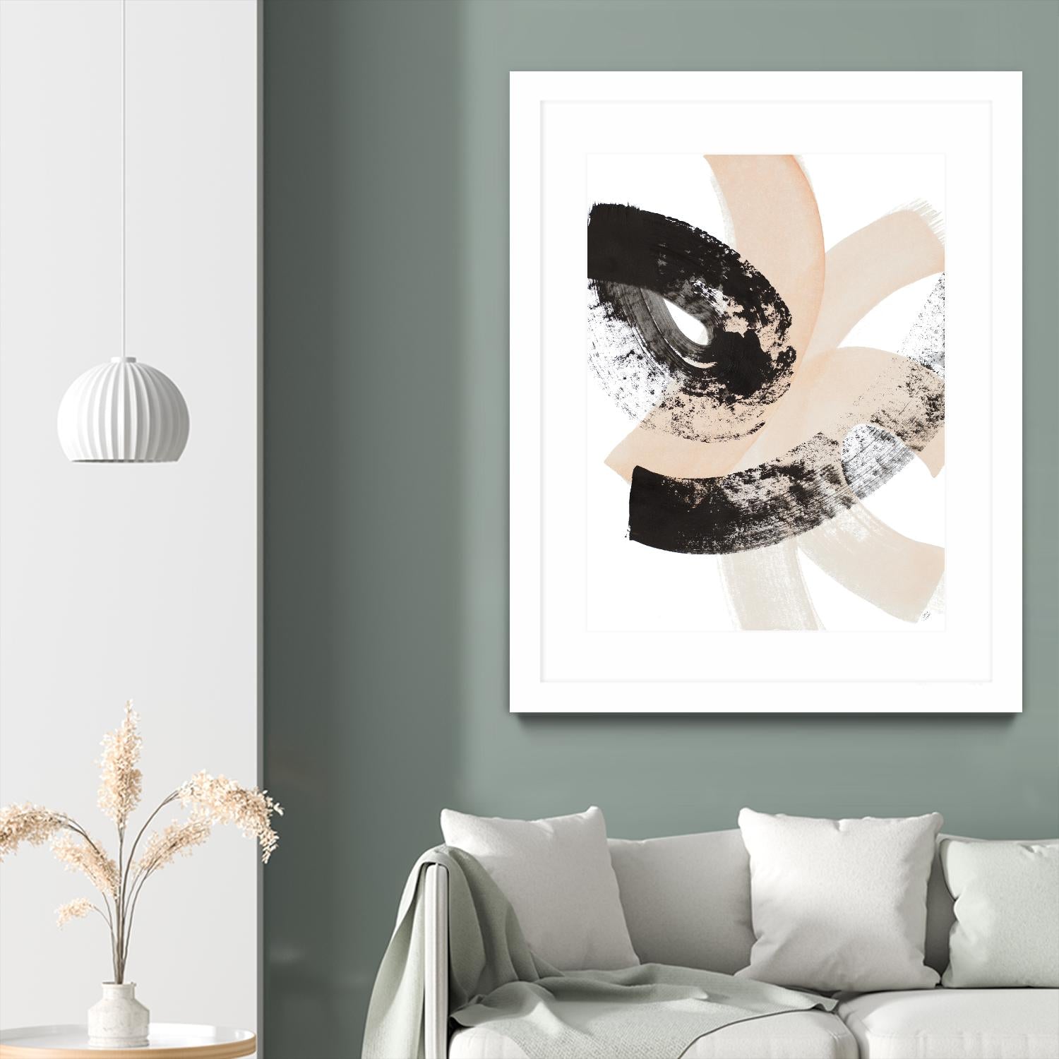 From Vision to Reality IV by Lanie Loreth on GIANT ART - peach abstract