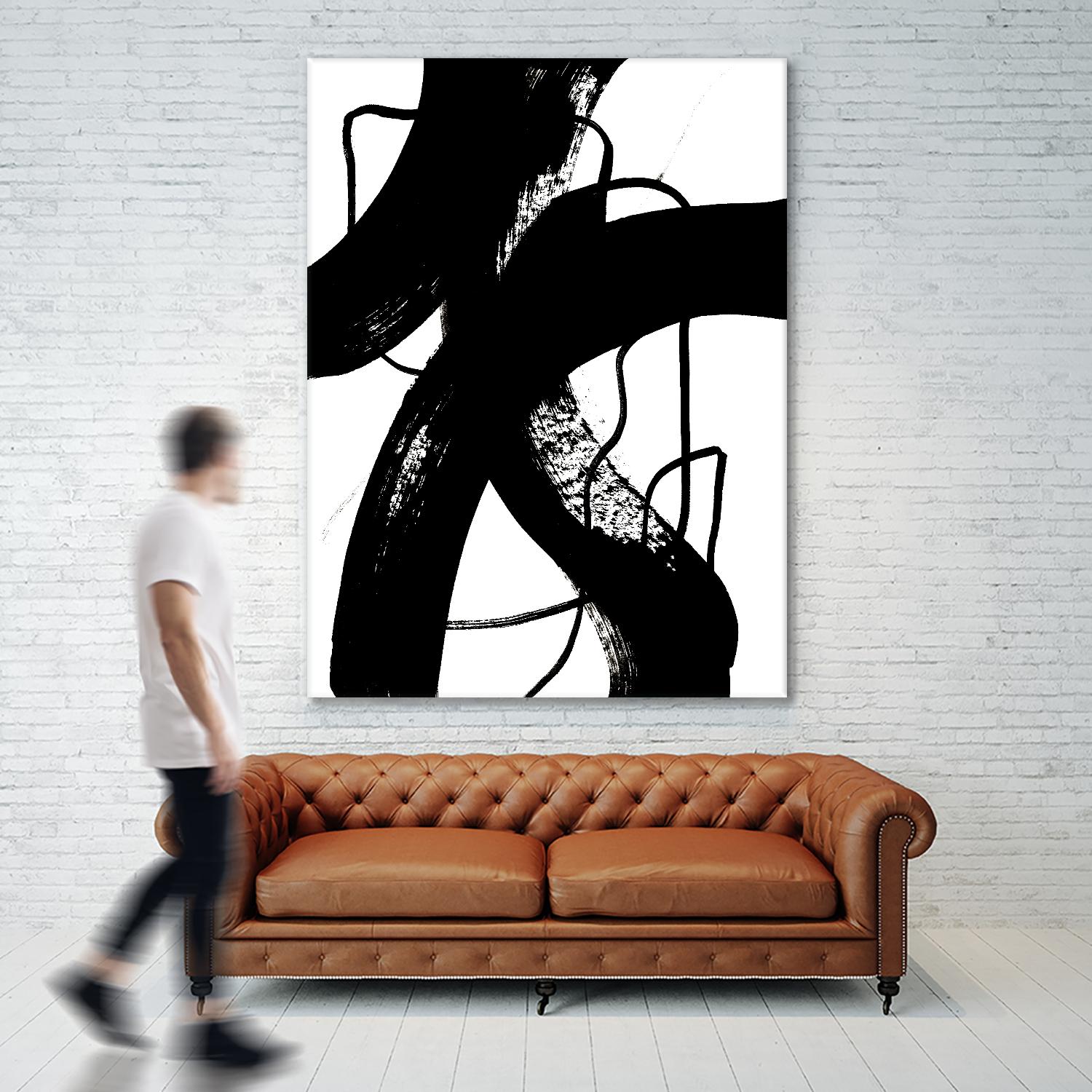 BlackThoroughfares I by Lanie Loreth on GIANT ART - white black & white