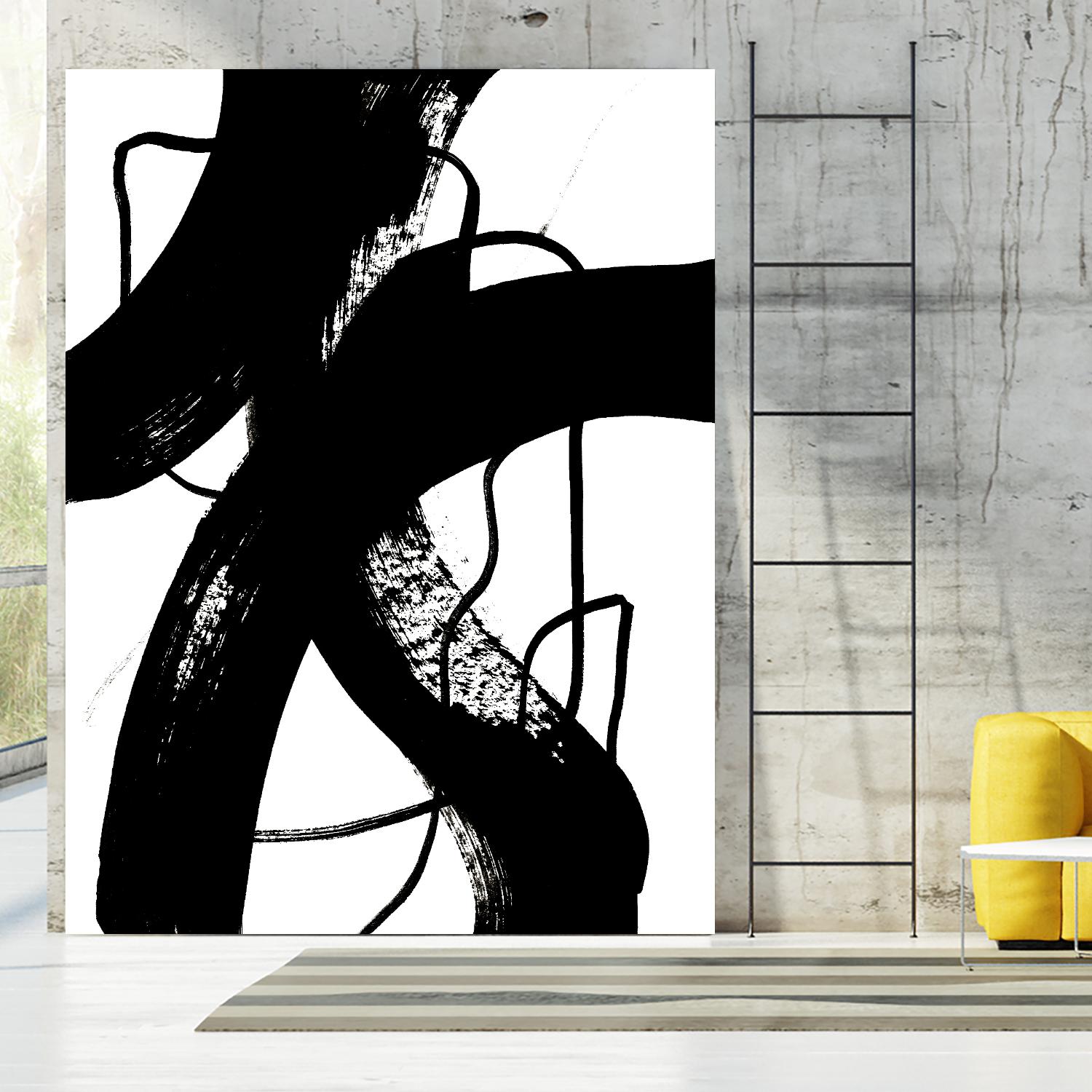 BlackThoroughfares I by Lanie Loreth on GIANT ART - white black & white