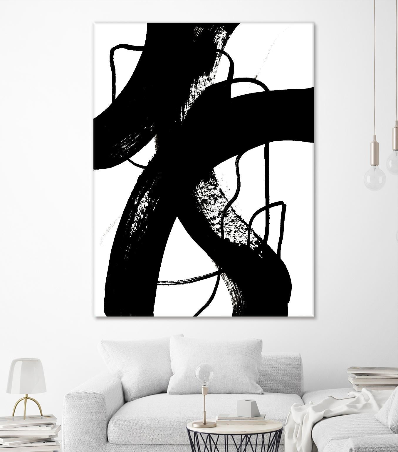 BlackThoroughfares I by Lanie Loreth on GIANT ART - white black & white