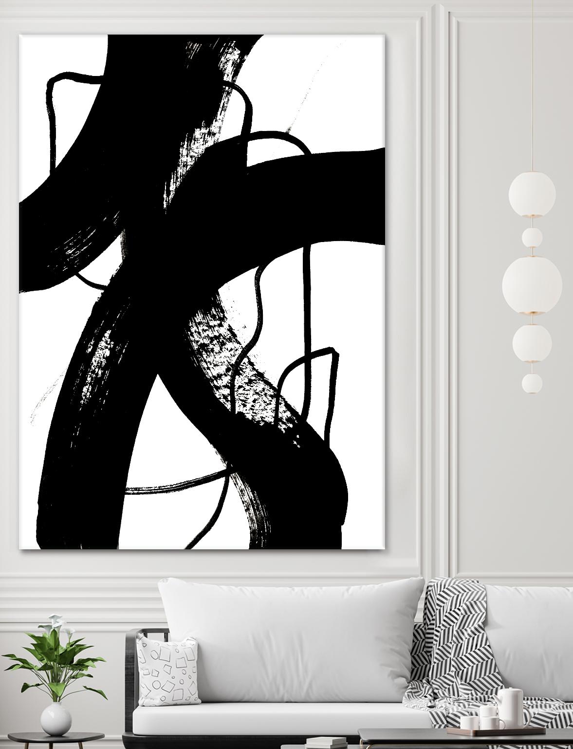 BlackThoroughfares I by Lanie Loreth on GIANT ART - white black & white