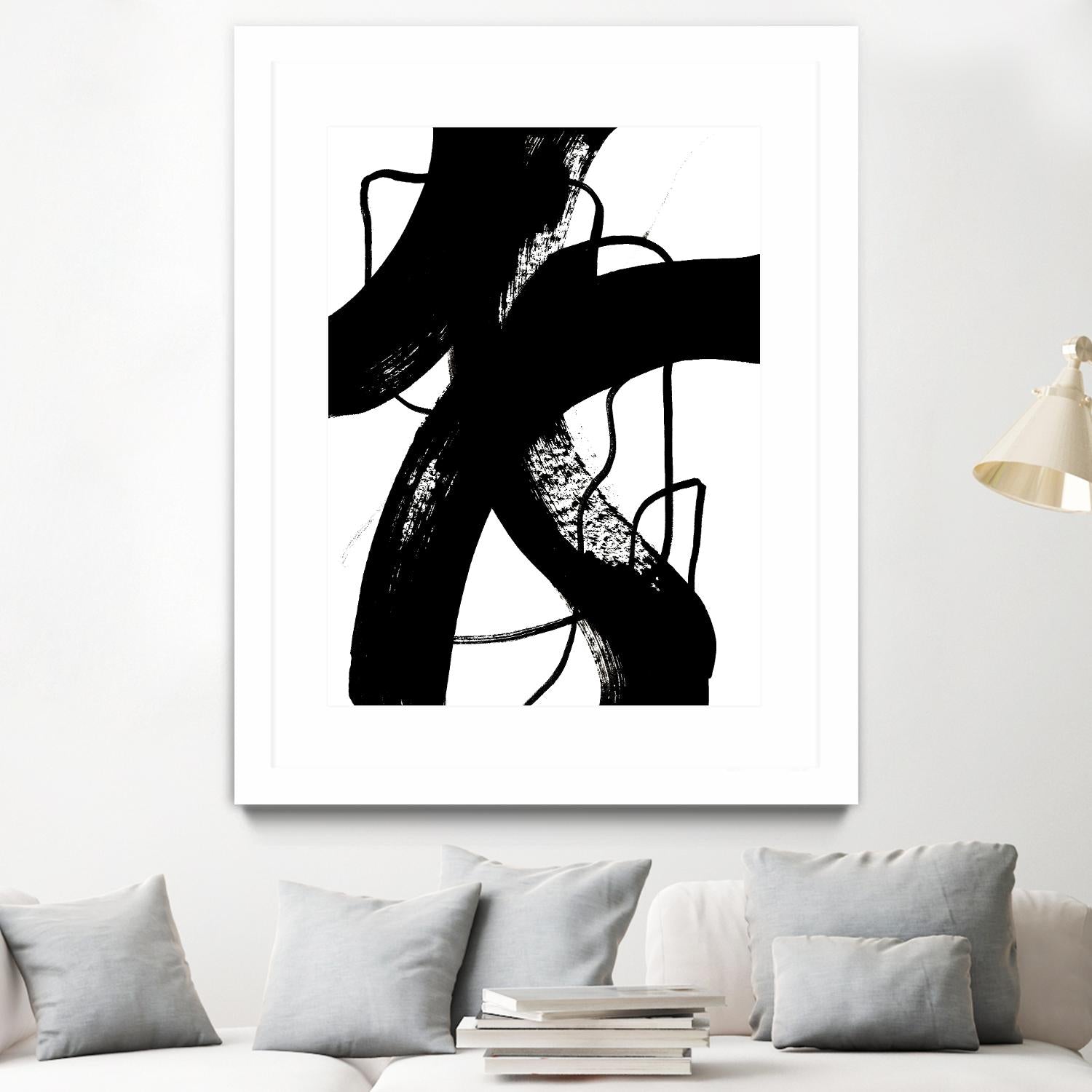 BlackThoroughfares I by Lanie Loreth on GIANT ART - white black & white