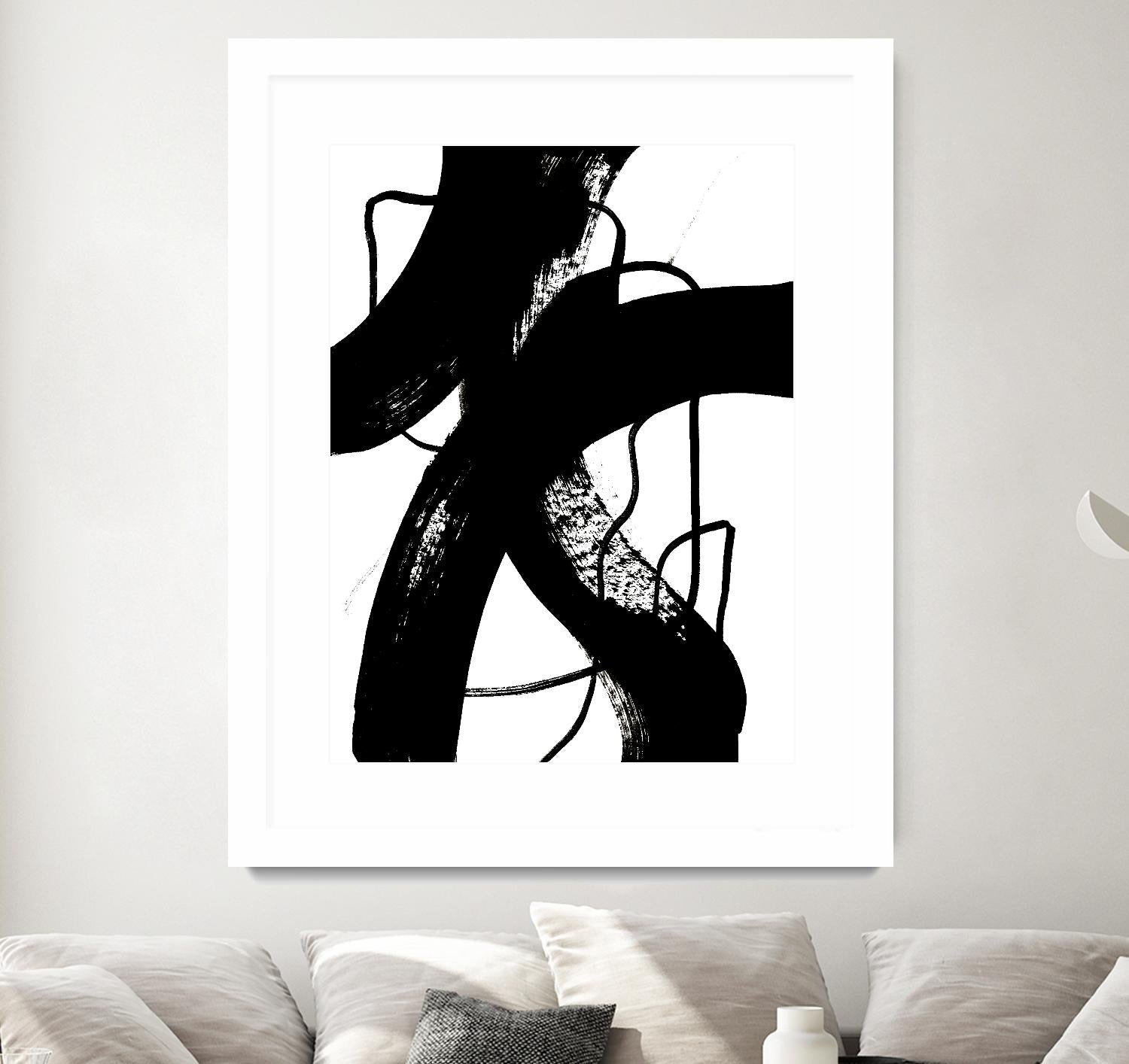 BlackThoroughfares I by Lanie Loreth on GIANT ART - white black & white