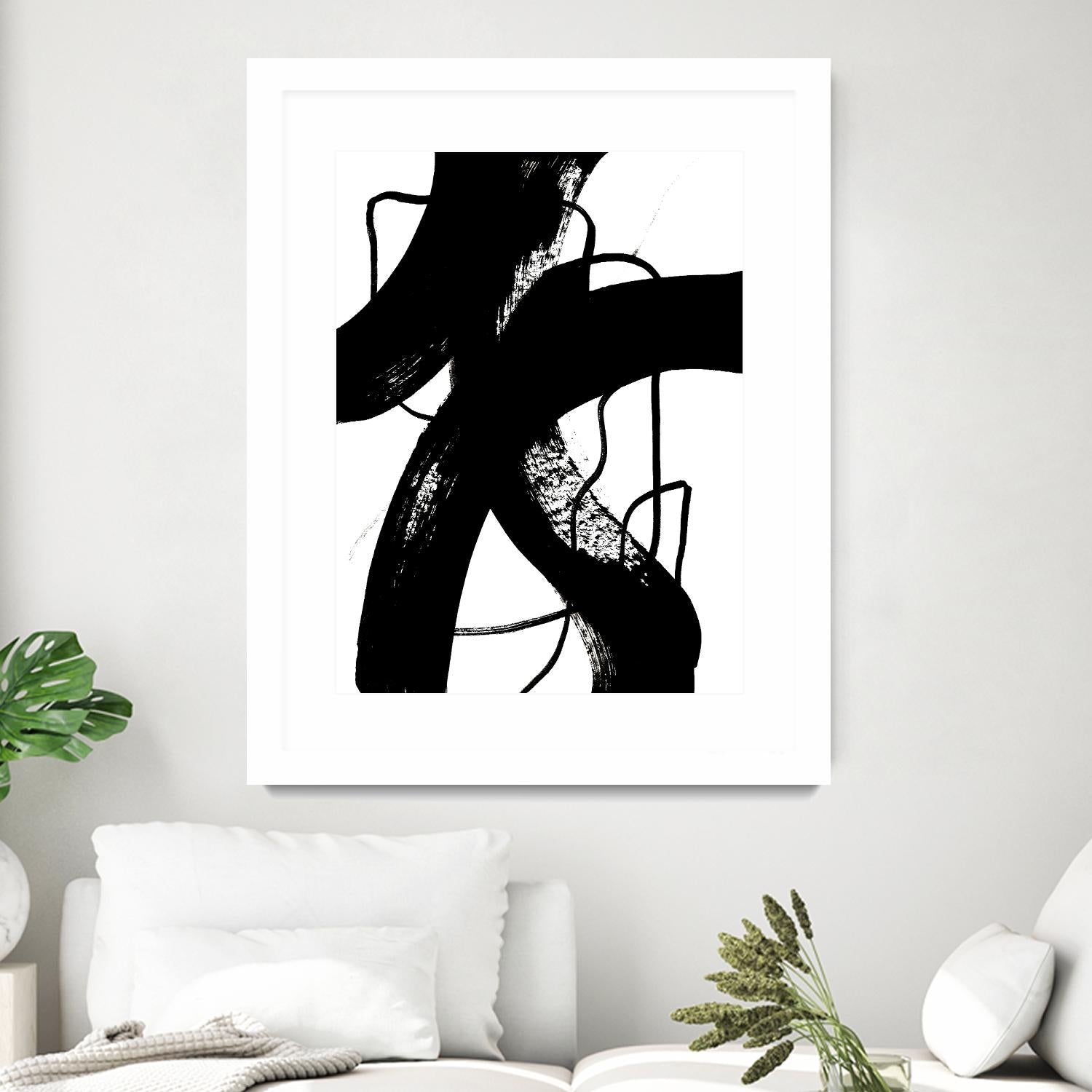 BlackThoroughfares I by Lanie Loreth on GIANT ART - white black & white