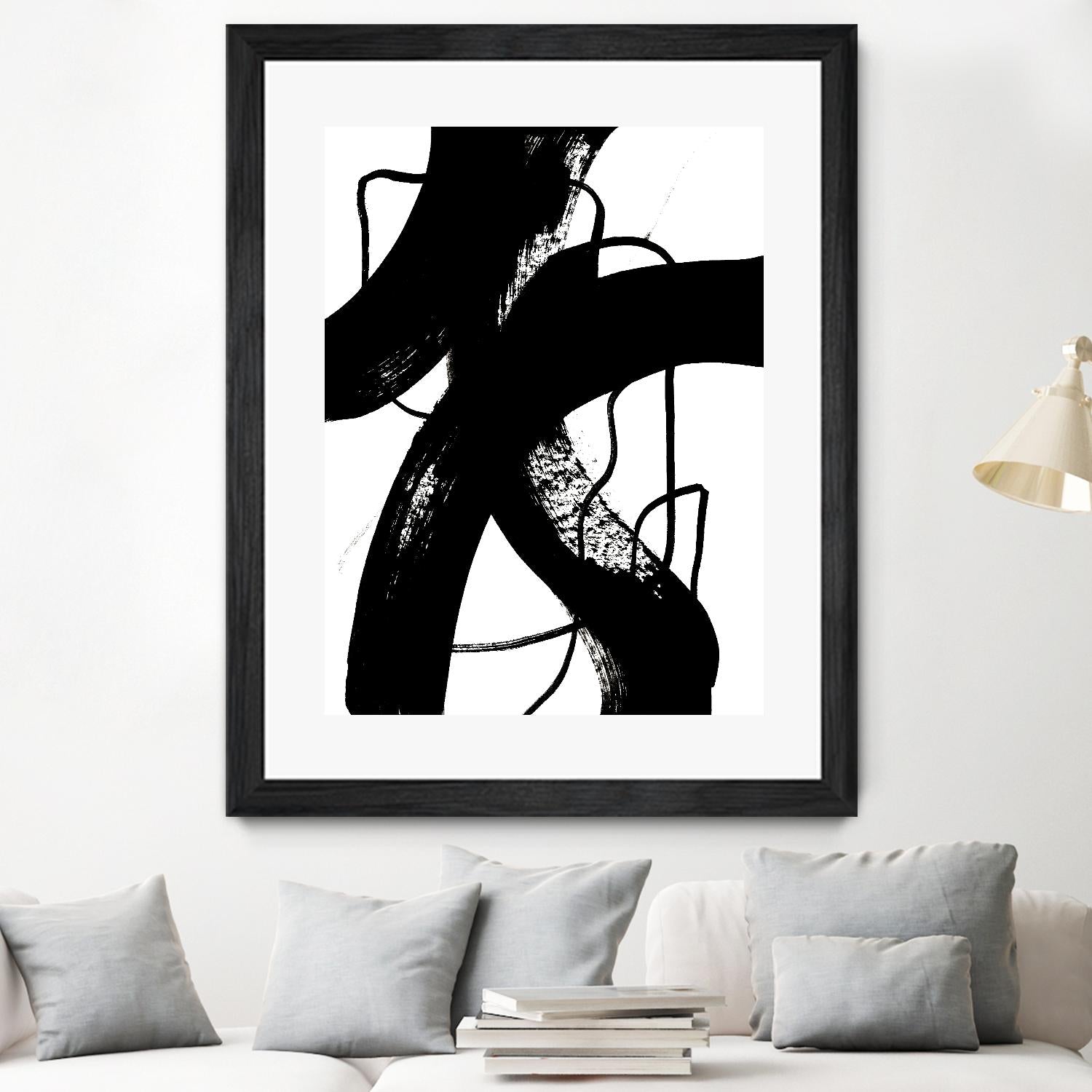 BlackThoroughfares I by Lanie Loreth on GIANT ART - white black & white