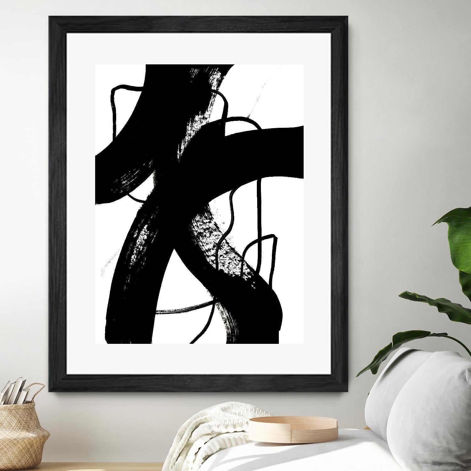 BlackThoroughfares I by Lanie Loreth on GIANT ART - white black & white