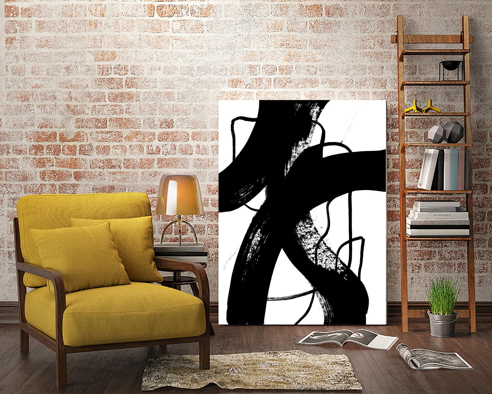 BlackThoroughfares I by Lanie Loreth on GIANT ART - white black & white