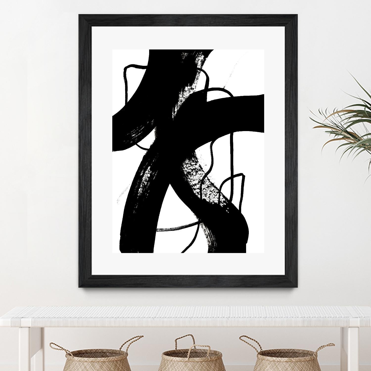 BlackThoroughfares I by Lanie Loreth on GIANT ART - white black & white