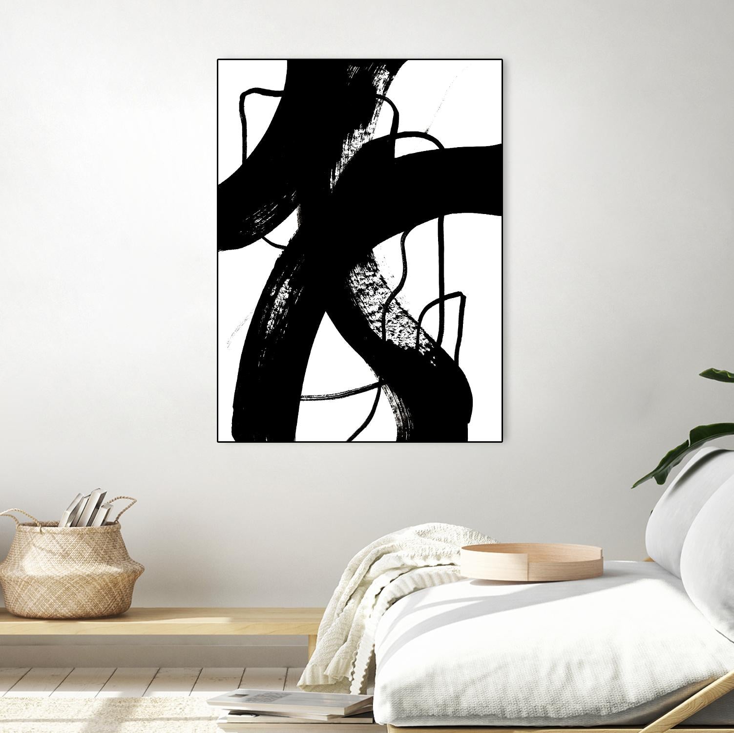 BlackThoroughfares I by Lanie Loreth on GIANT ART - white black & white