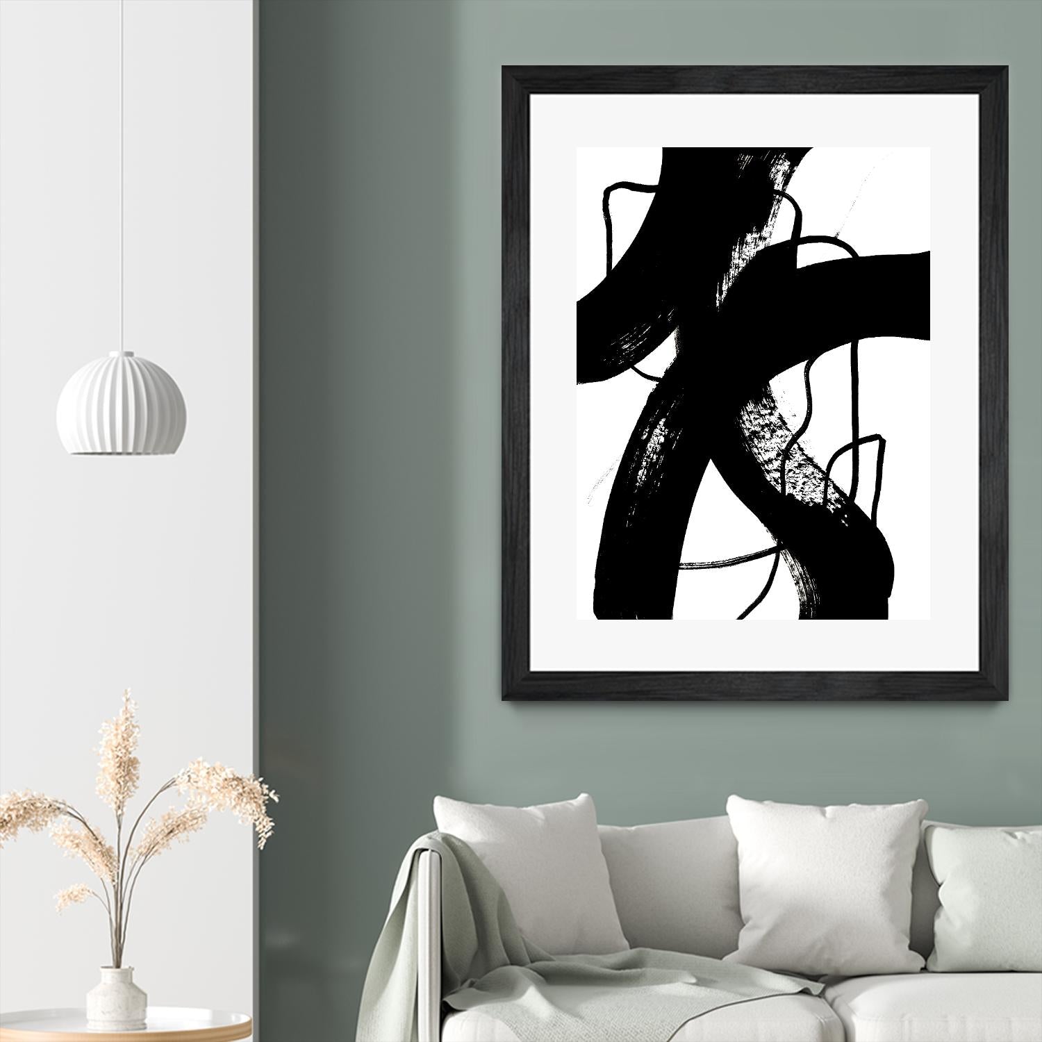 BlackThoroughfares I by Lanie Loreth on GIANT ART - white black & white