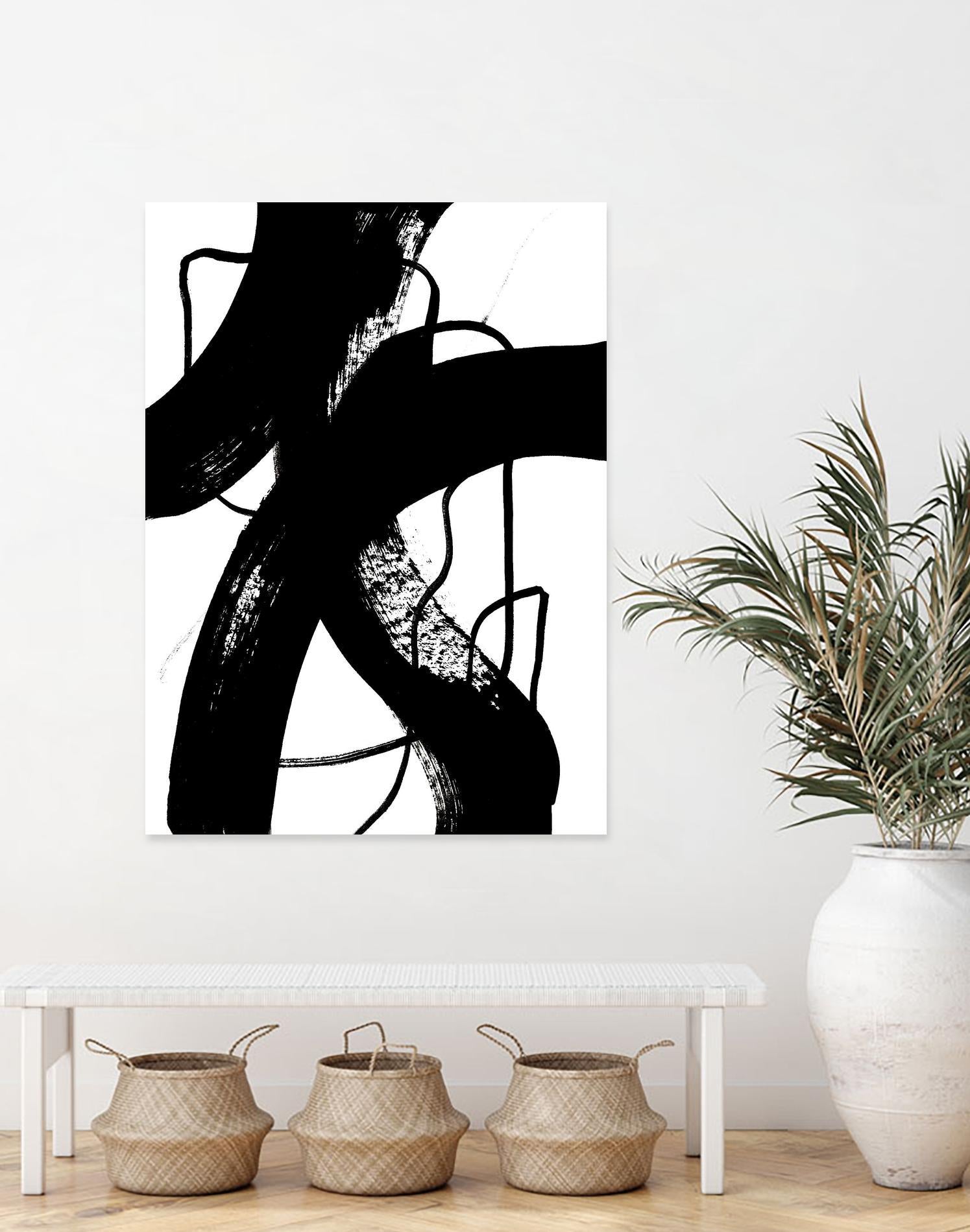 BlackThoroughfares I by Lanie Loreth on GIANT ART - white black & white