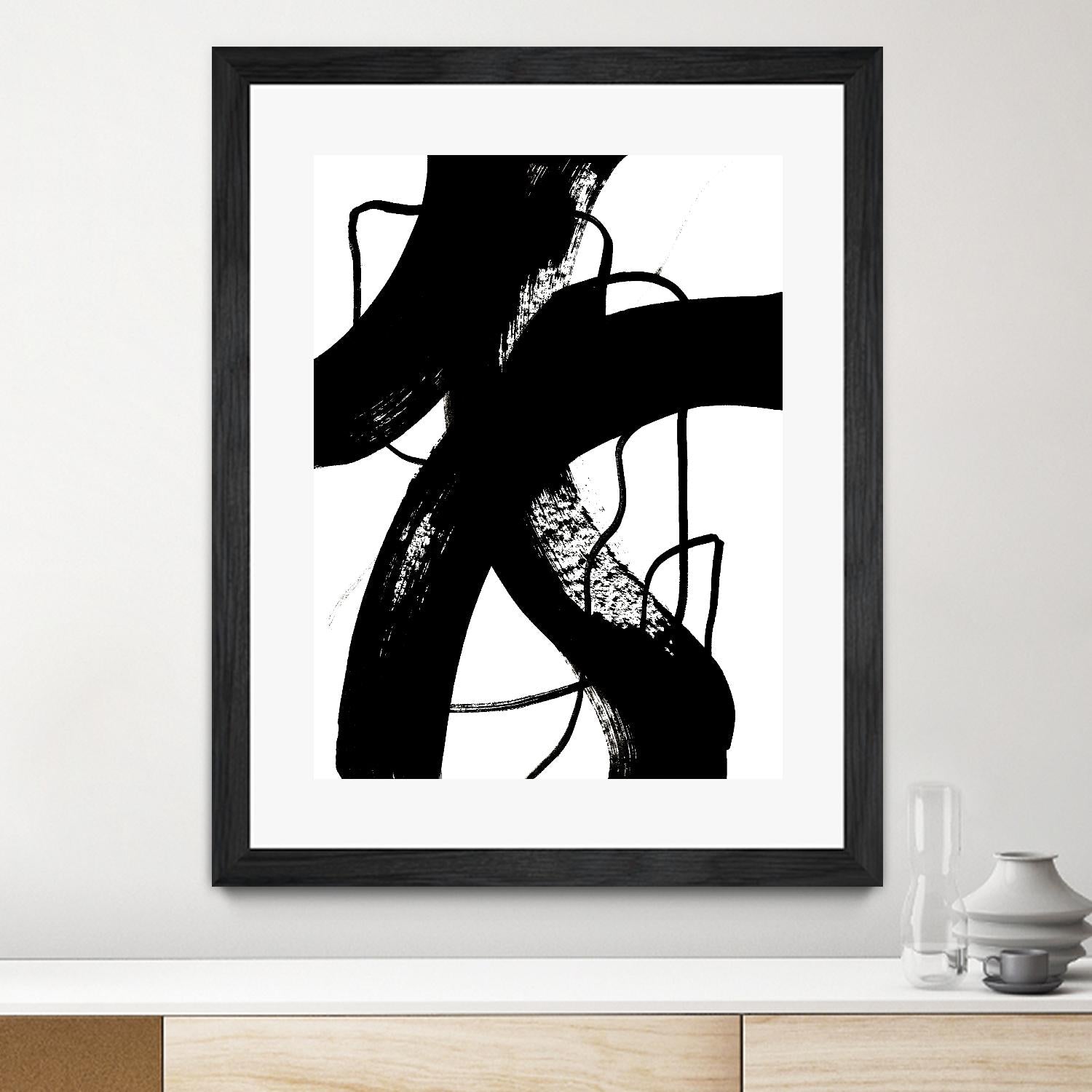 BlackThoroughfares I by Lanie Loreth on GIANT ART - white black & white