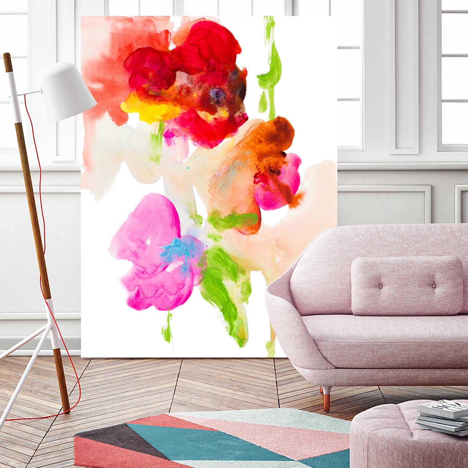 Abstract Flower Study by Lanie Loreth on GIANT ART - Multi Abstract
