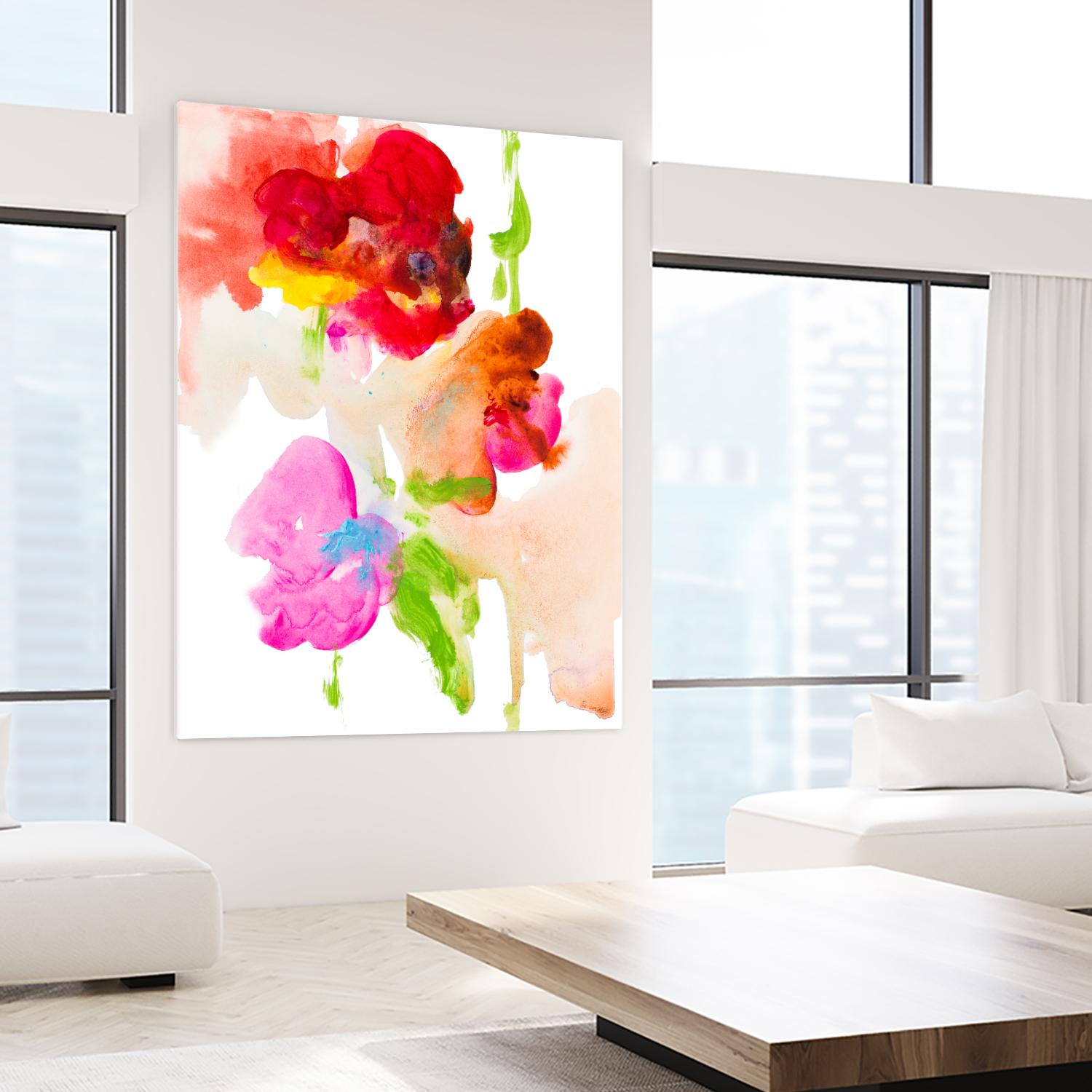 Abstract Flower Study by Lanie Loreth on GIANT ART - Multi Abstract