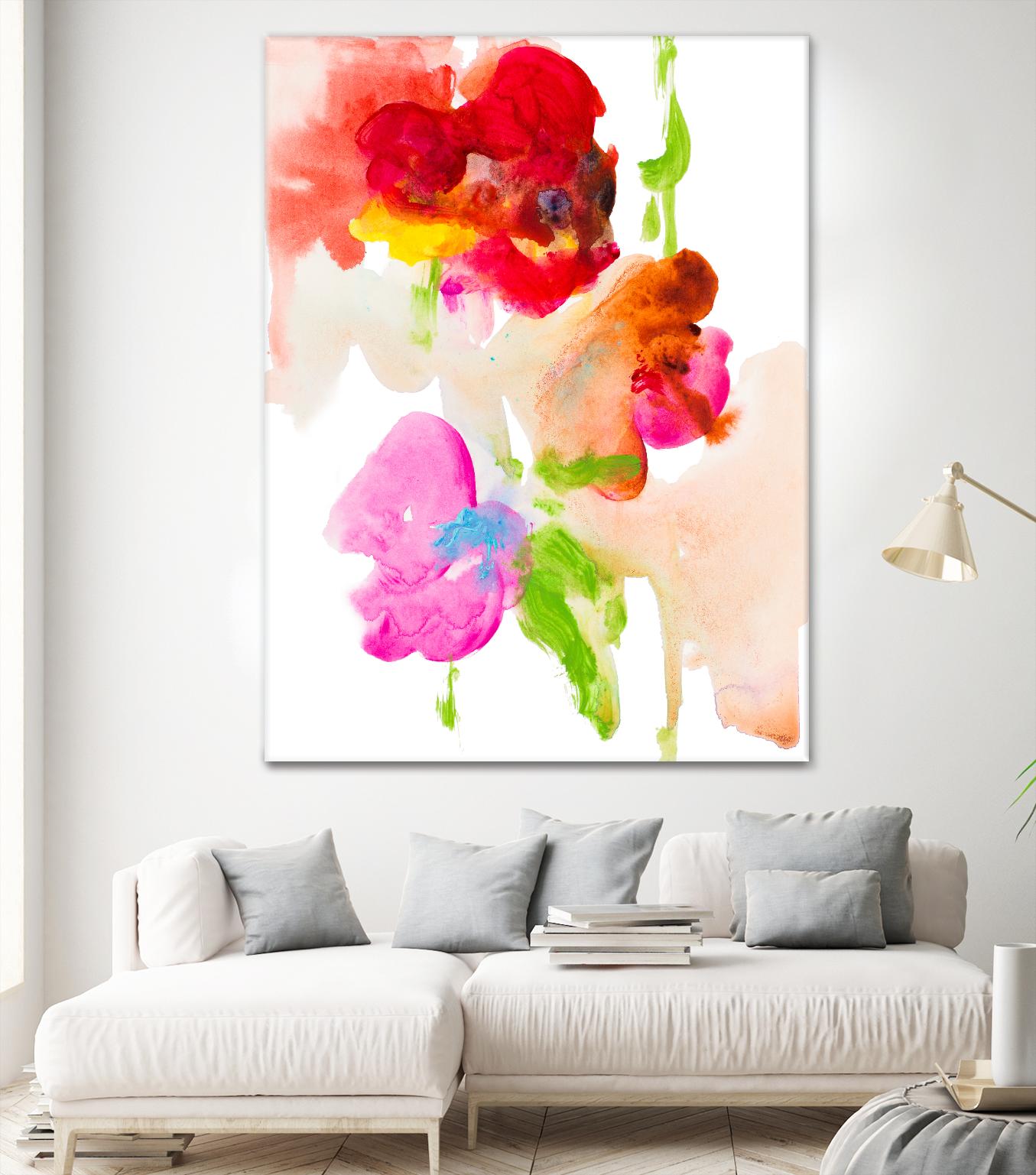 Abstract Flower Study by Lanie Loreth on GIANT ART - Multi Abstract