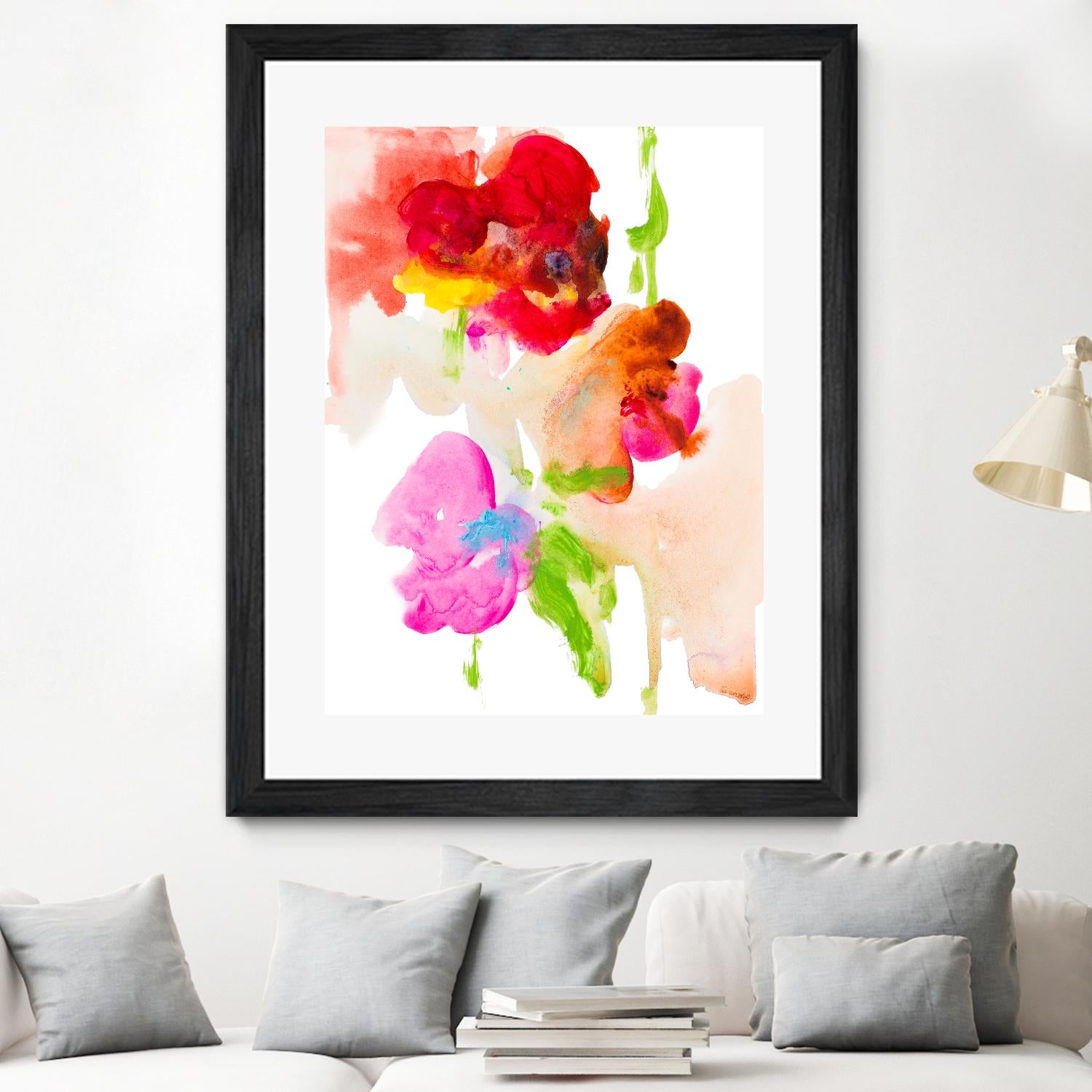 Abstract Flower Study by Lanie Loreth on GIANT ART - Multi Abstract