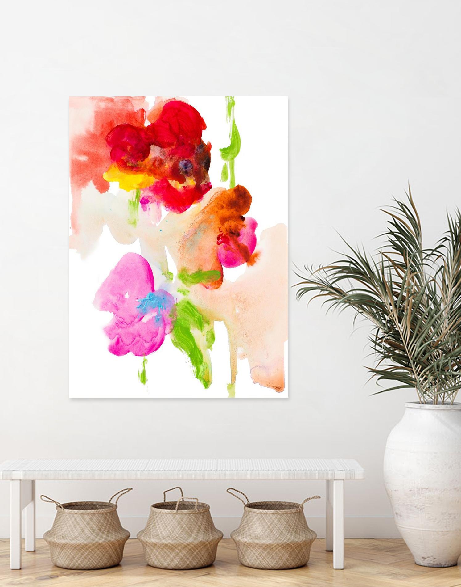 Abstract Flower Study by Lanie Loreth on GIANT ART - Multi Abstract