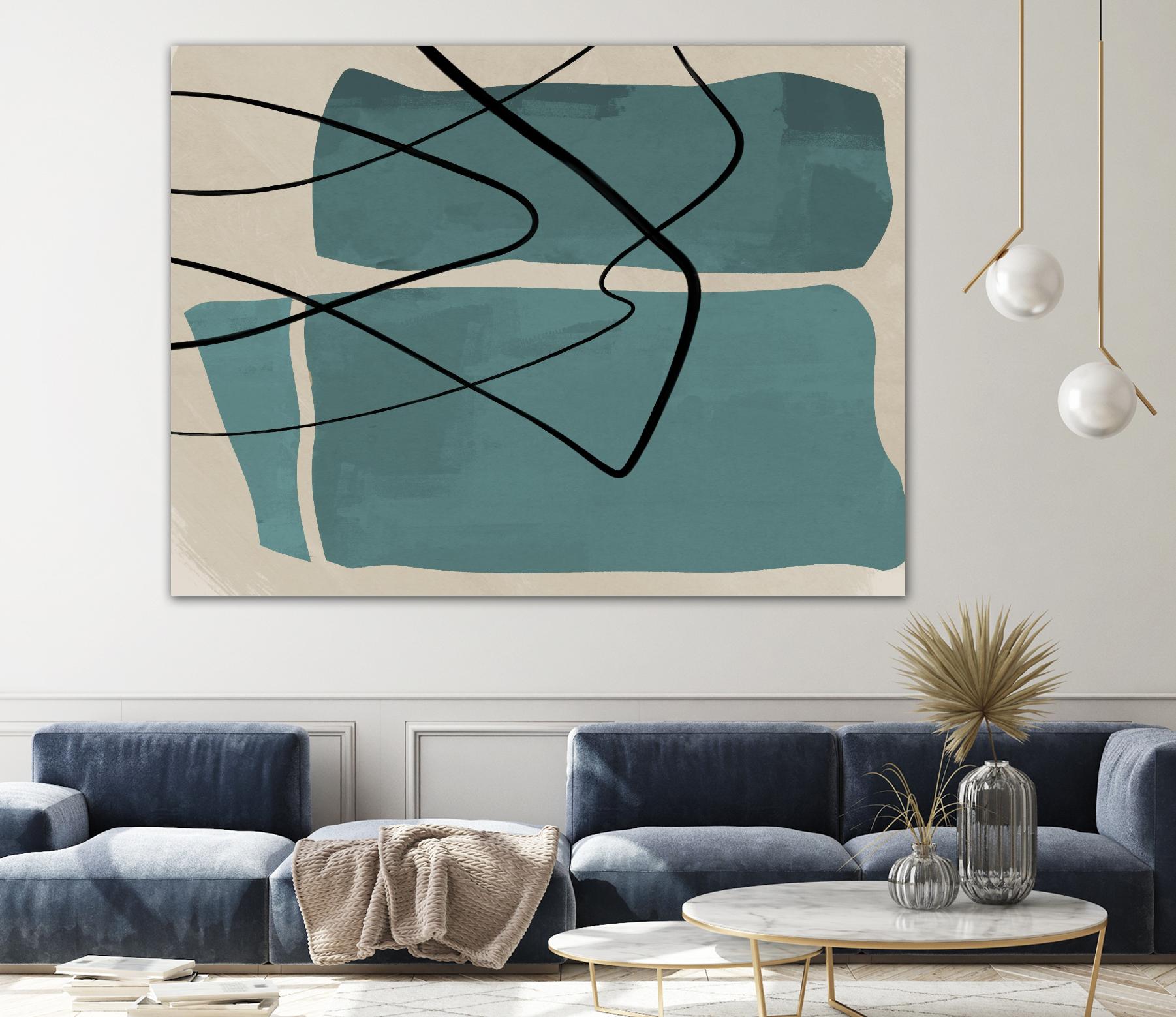 Different Strokes I by Dan Meneely on GIANT ART - abstract