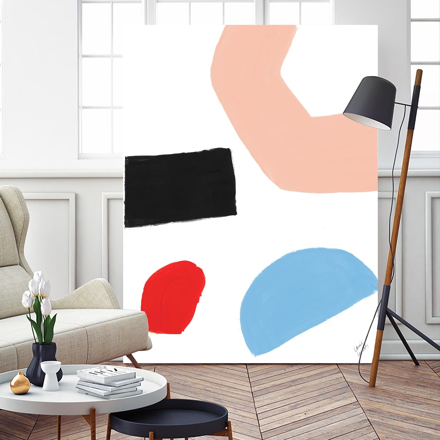 Bright Shape of Things II by Lanie Loreth on GIANT ART - multi abstract