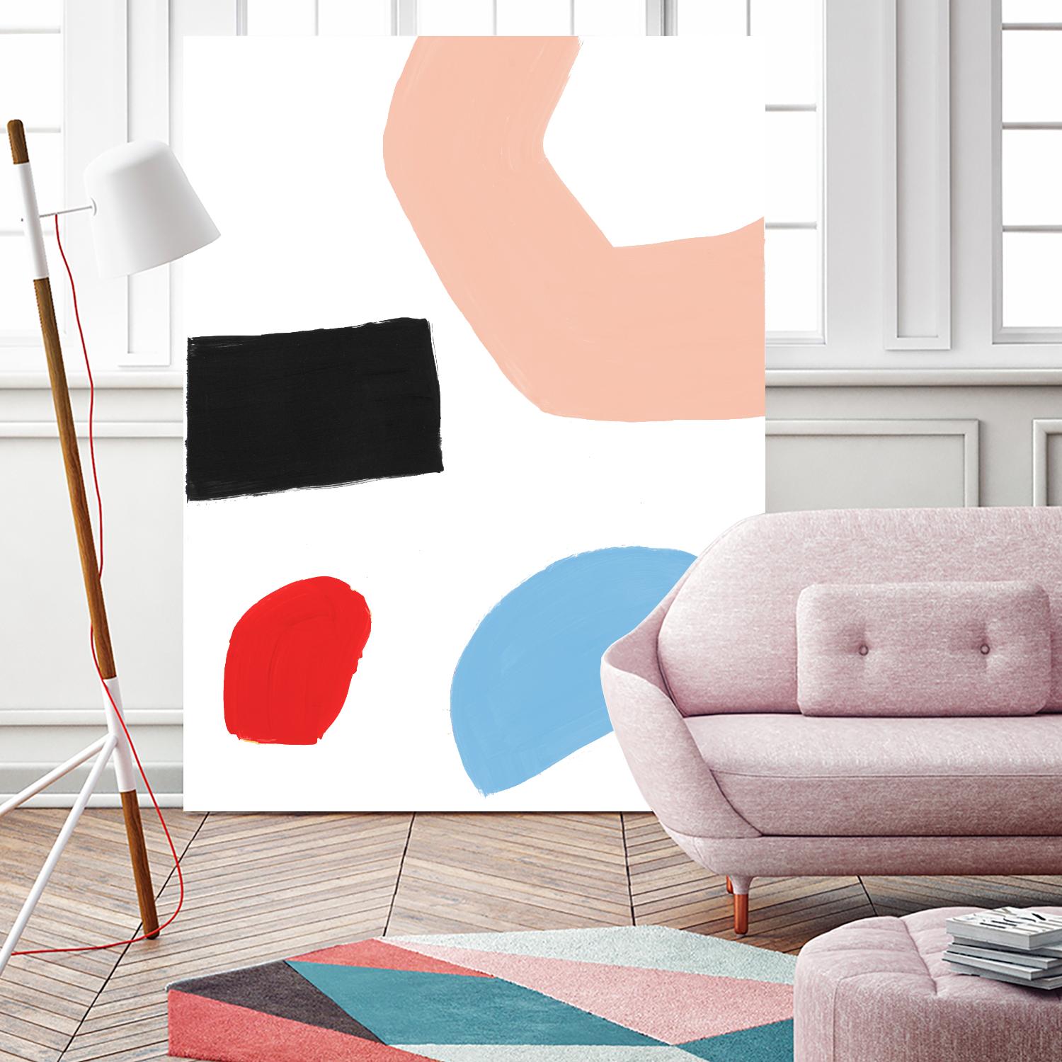 Bright Shape of Things II by Lanie Loreth on GIANT ART - multi abstract